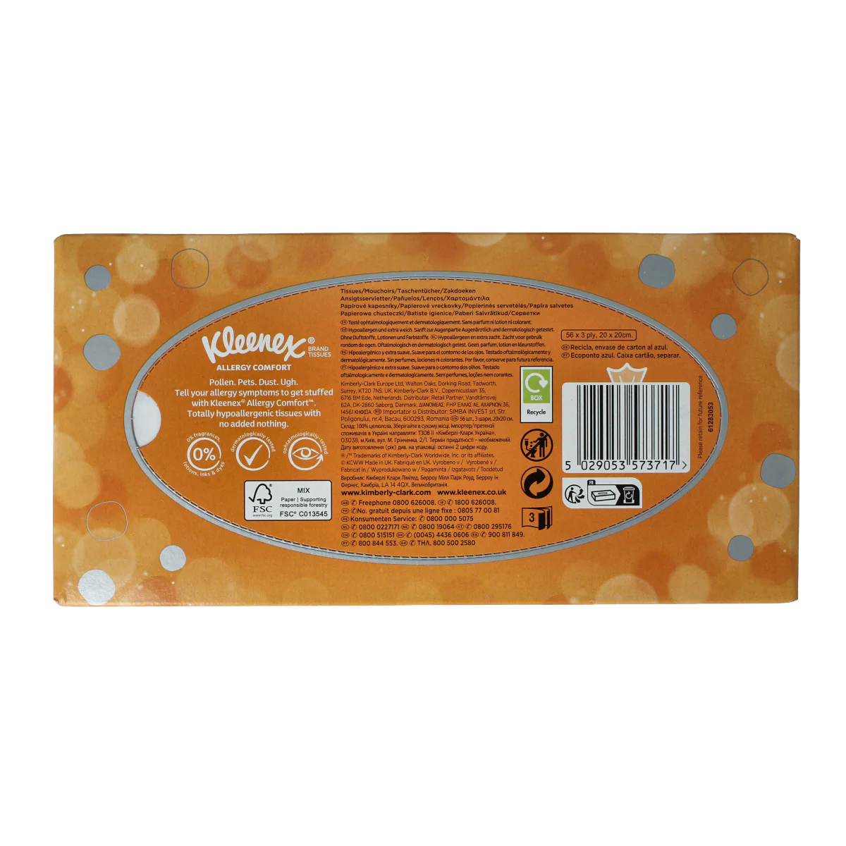 Kleenex Allergy comfort tissue 56.00 Stuks