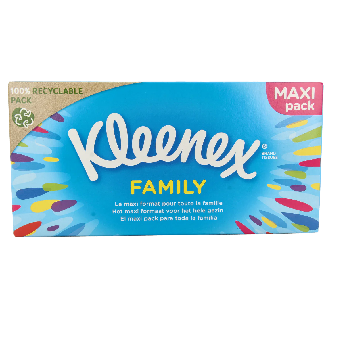 Kleenex Family maxi tissue 128.00 Stuks