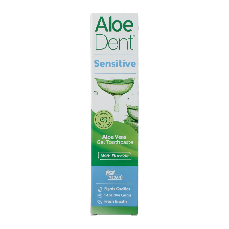 Aloe Dent Tandpasta aloe vera sensitive with fluor 100 Milliliter
