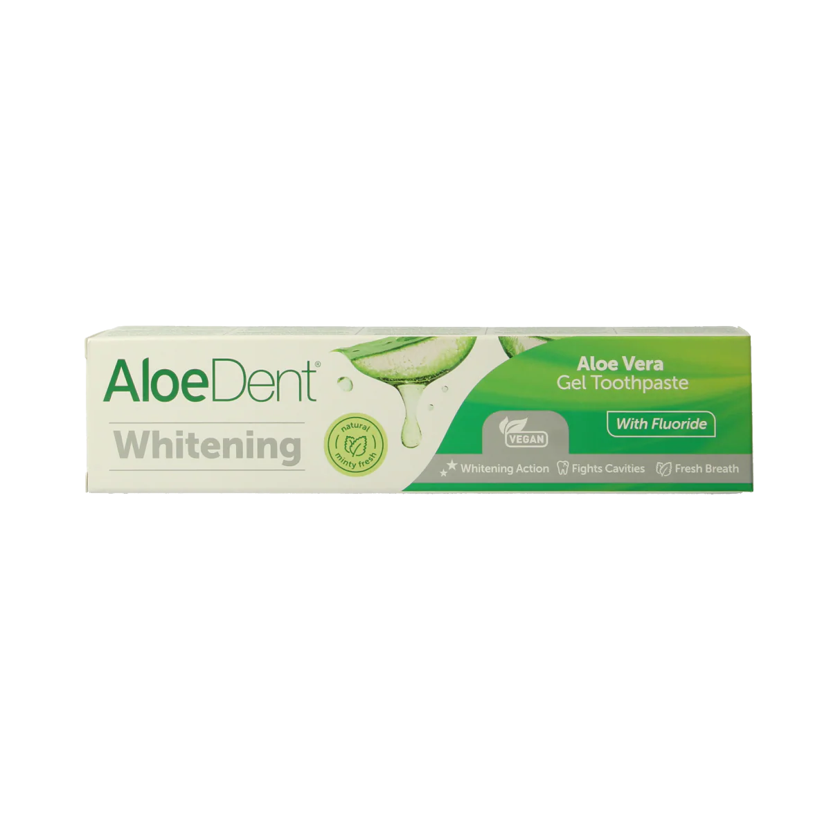 Aloe Dent Tandpasta aloe vera whitening with fluor 100.00 Milliliter