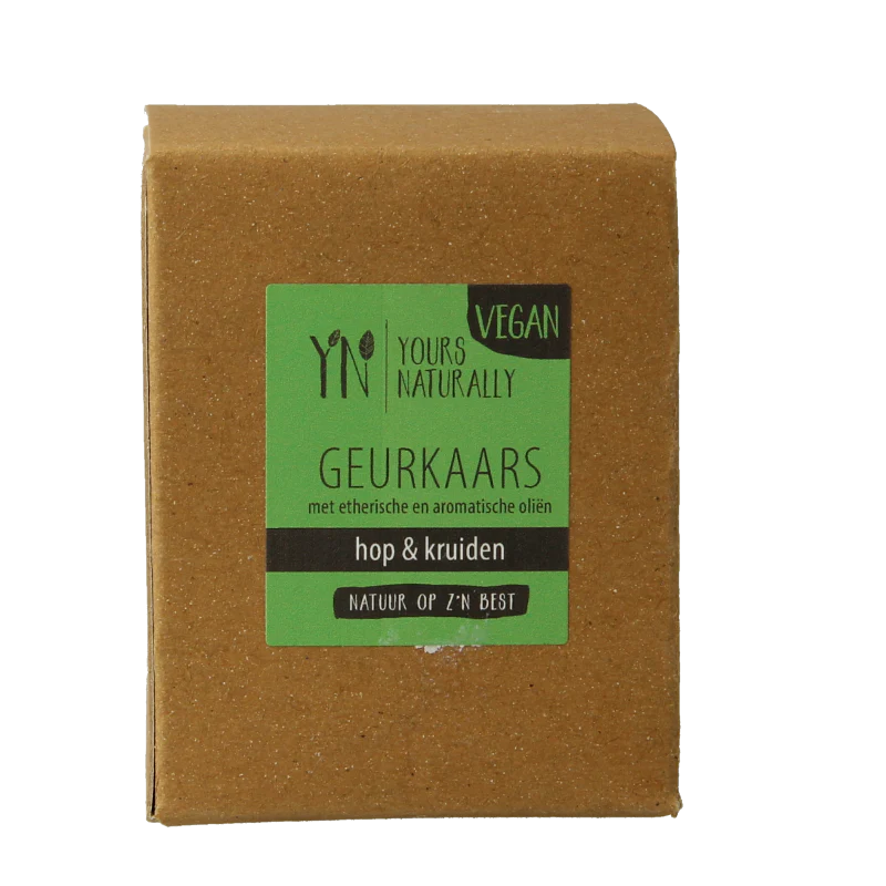 Yours Naturally Votive geurkaars hop & kruiden 9cl 1 Stuks
