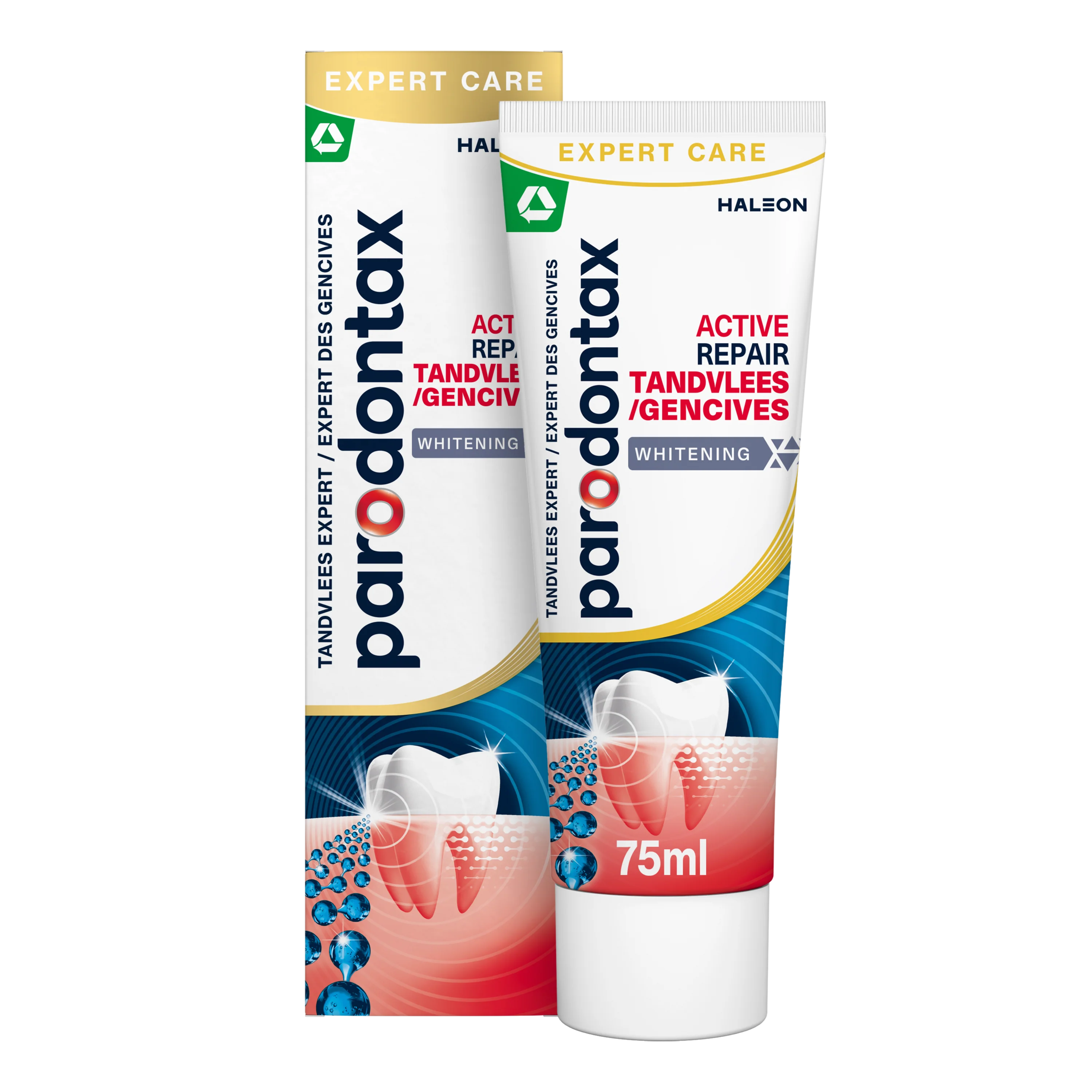 Parodontax Tandpasta active gum repair whitening 75.00 Milliliter