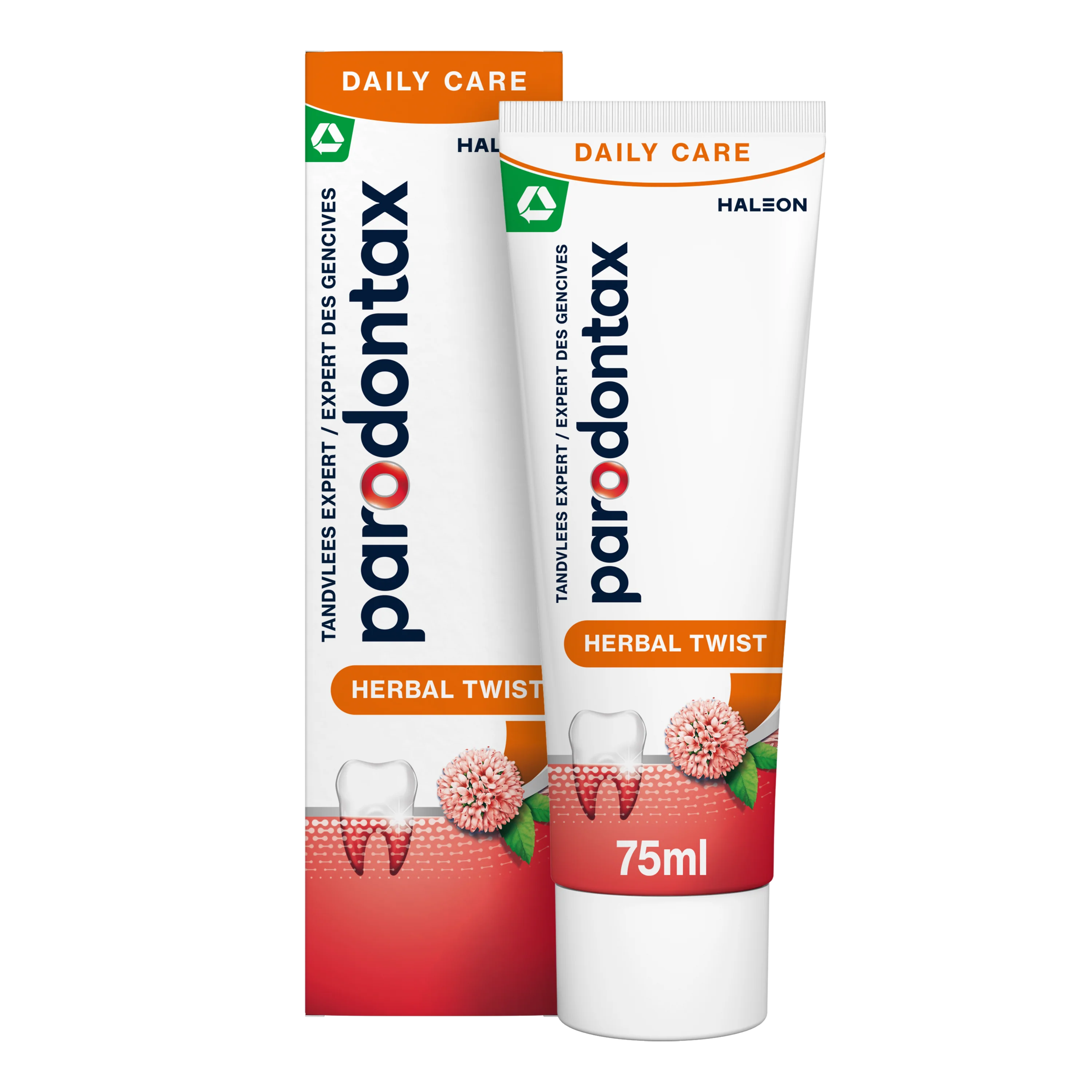 Parodontax Tandpasta herbal twist 75.00 Milliliter