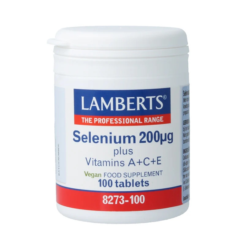 Lamberts Selenium 200mcg met vitamine A C E 100 Tabletten