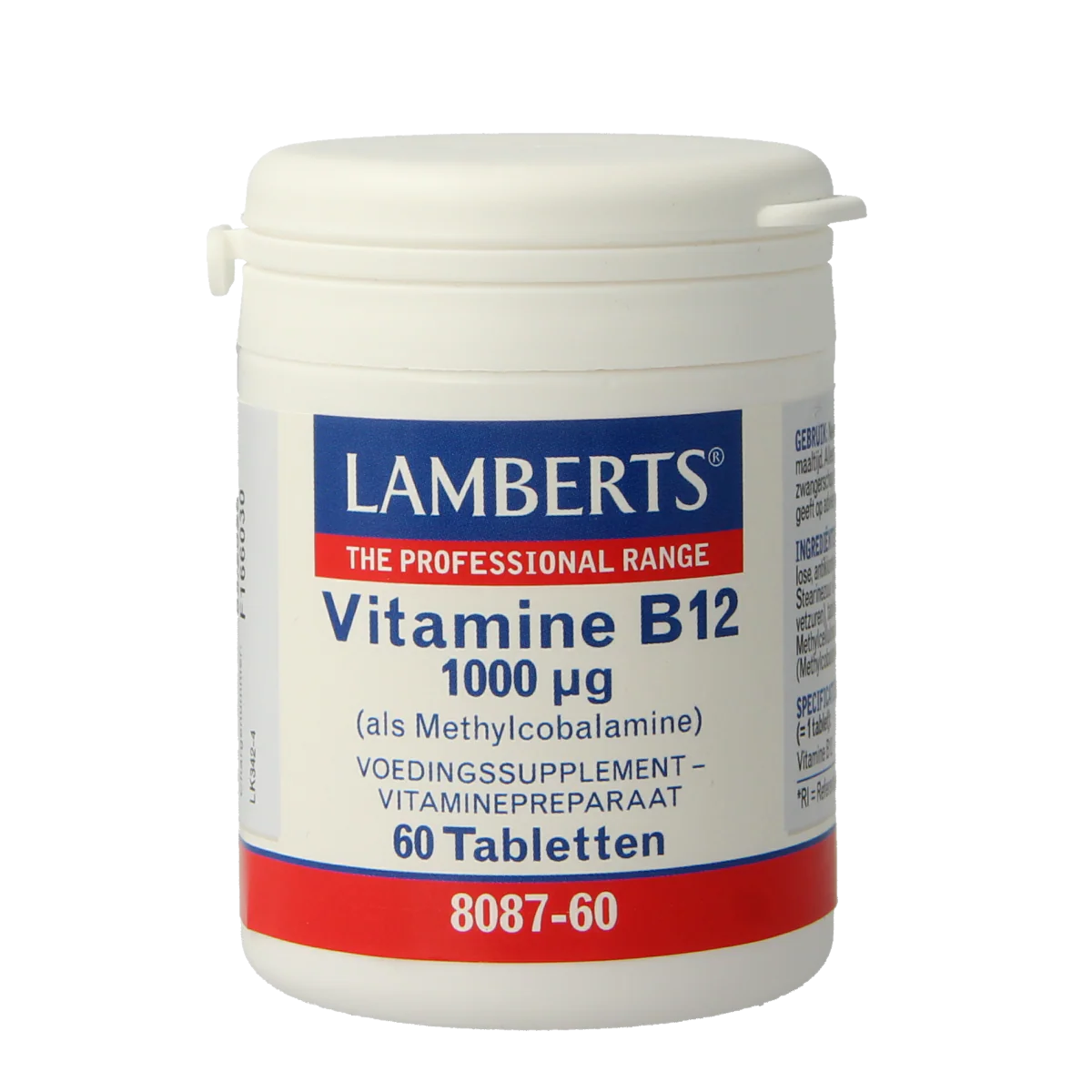 Lamberts Vitamine B12 methylcobalamine 1000mcg 60.00 Tabletten