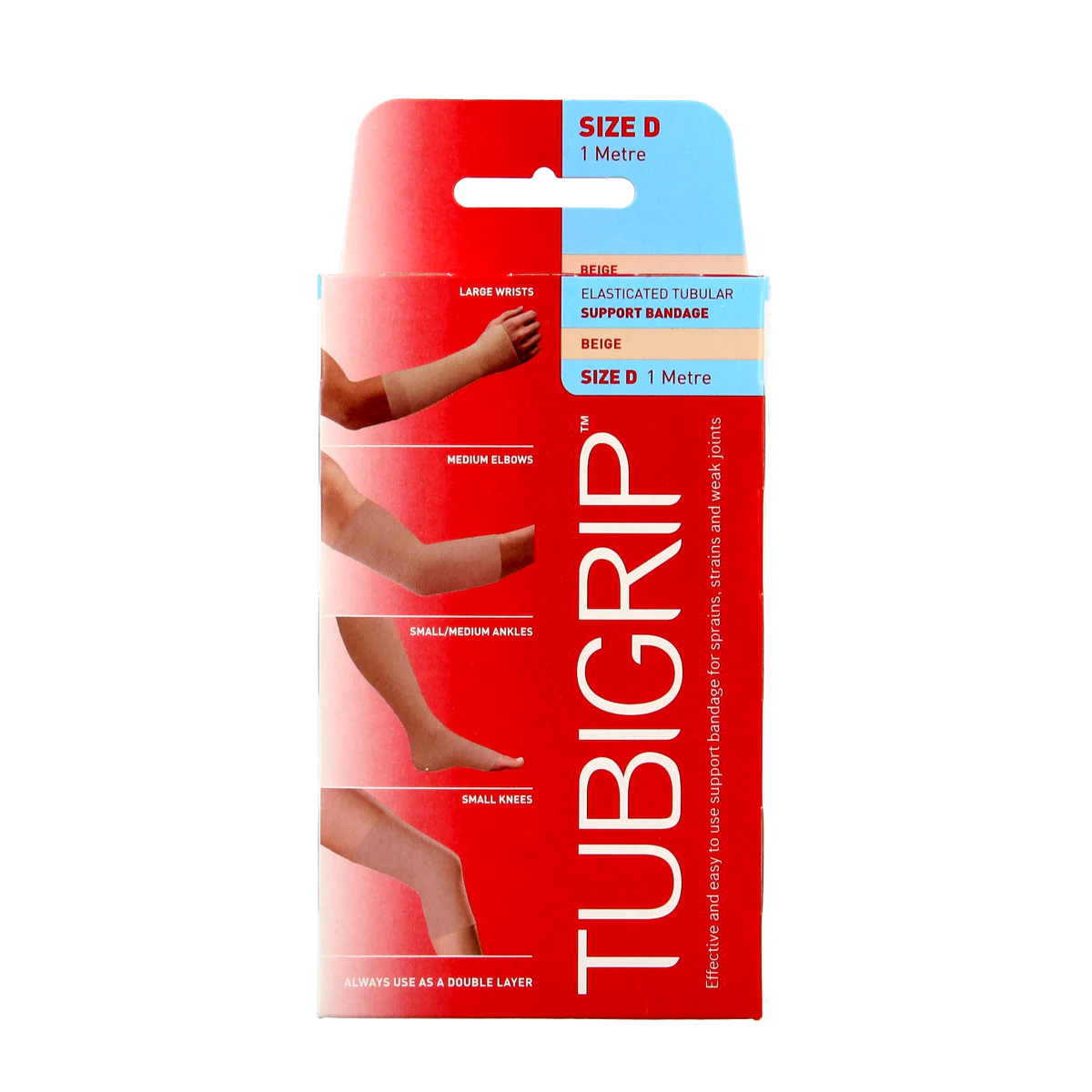 Tubigrip Elastisch buisverband D beige 1546 1.00 Stuks