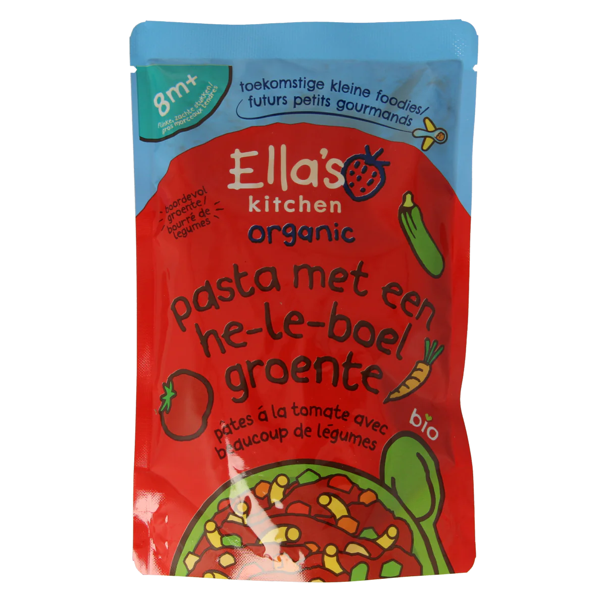 Ella’s Kitchen Pasta heleboel groente 8+ maanden bio 190.00 Gram