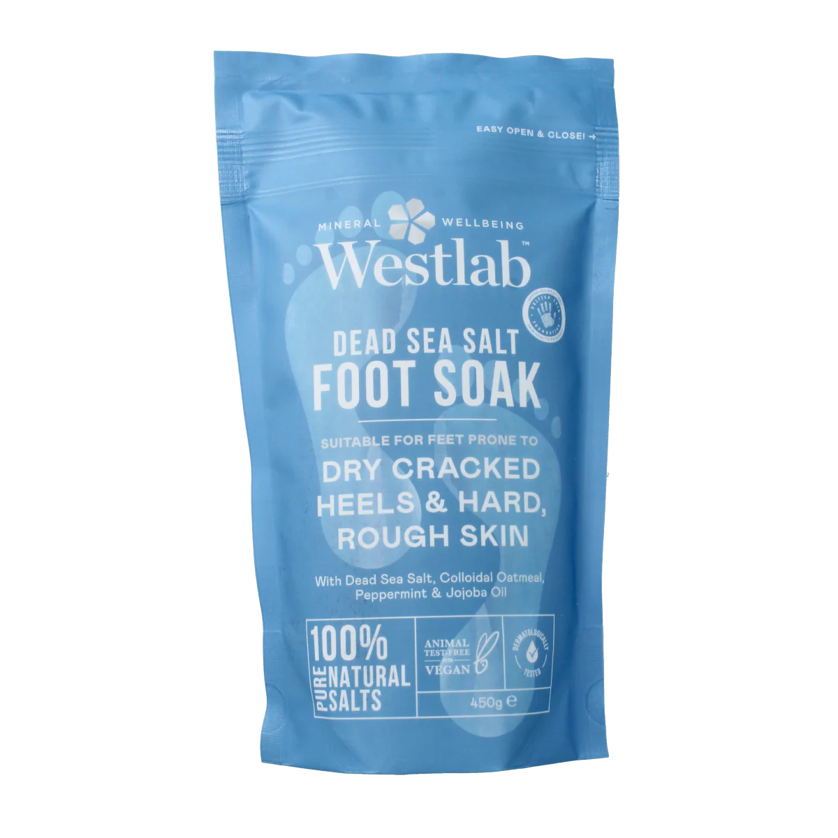 Westlab Foot soak dode zeezout 450 Gram