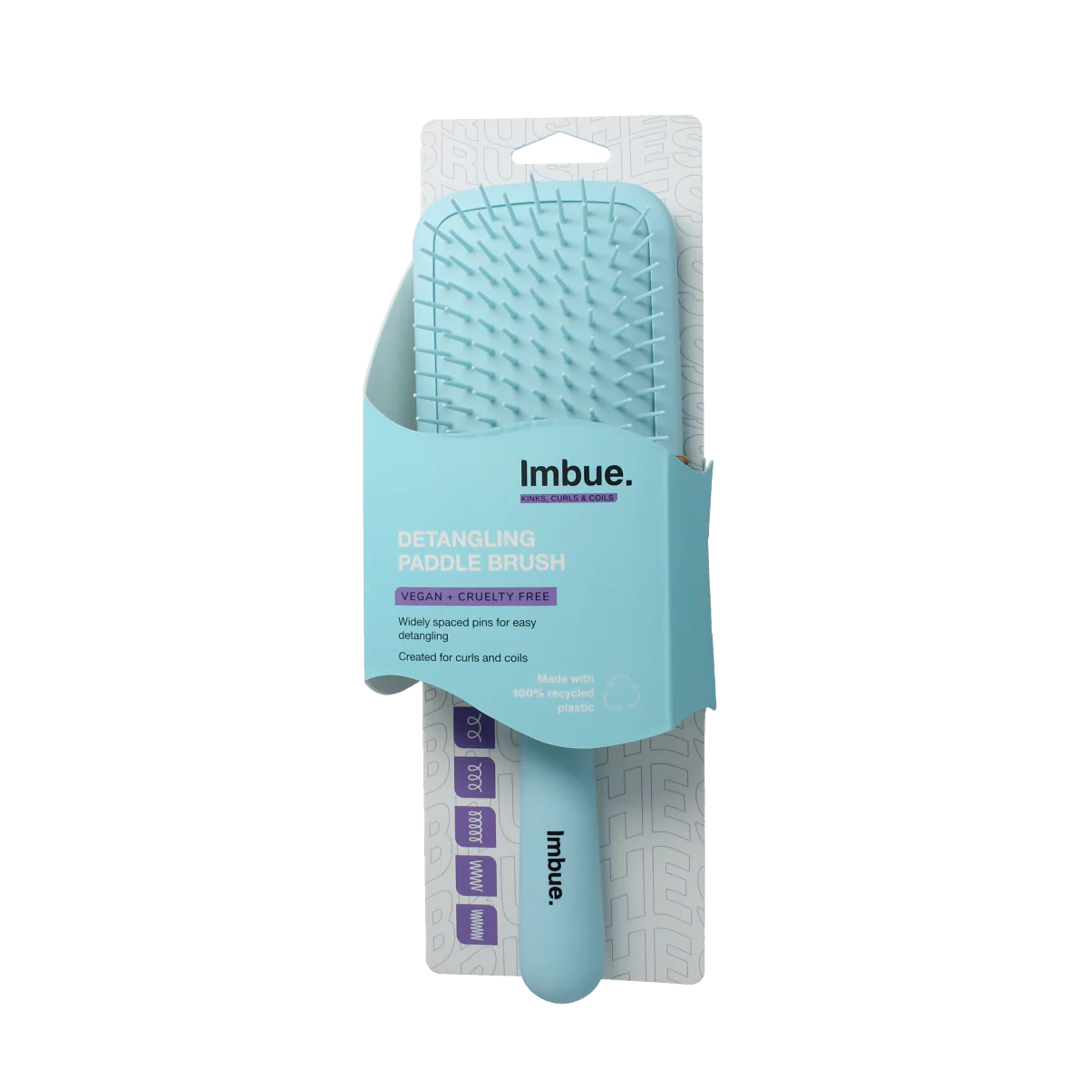 Imbue Detangling paddle brush 1.00 Stuks