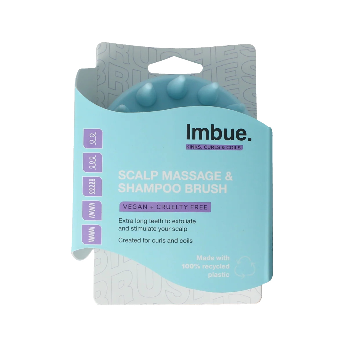 Imbue Scalp & shampoo brush 1.00 Stuks
