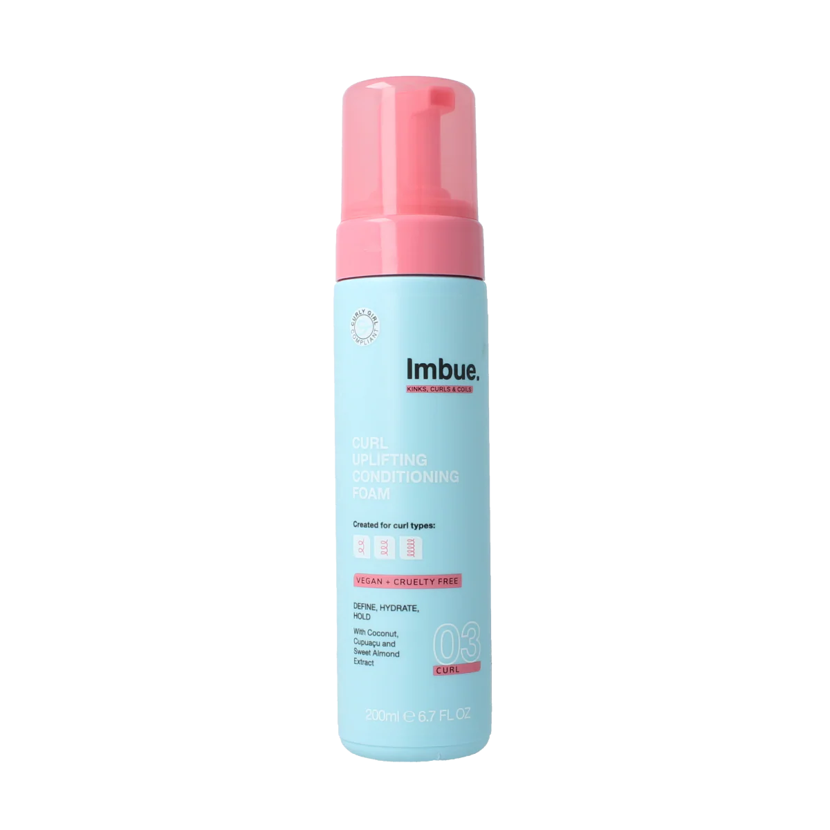 Imbue Curl uplifting conditioning foam 200.00 Milliliter