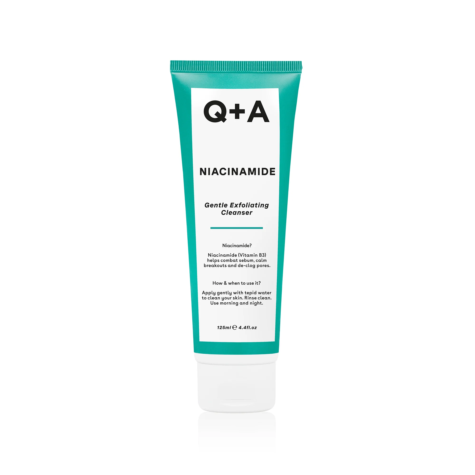 Q+A Niacinamide exfoliating cleanser 125.00 Milliliter