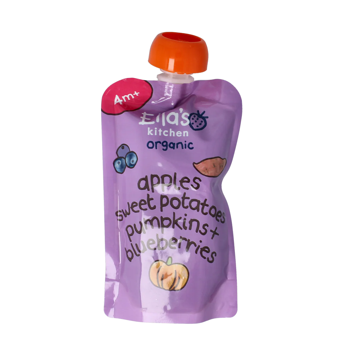 Ella’s Kitchen Sweet potato pumpkin apple blueberrry 4+ mnd bio 120.00 Gram