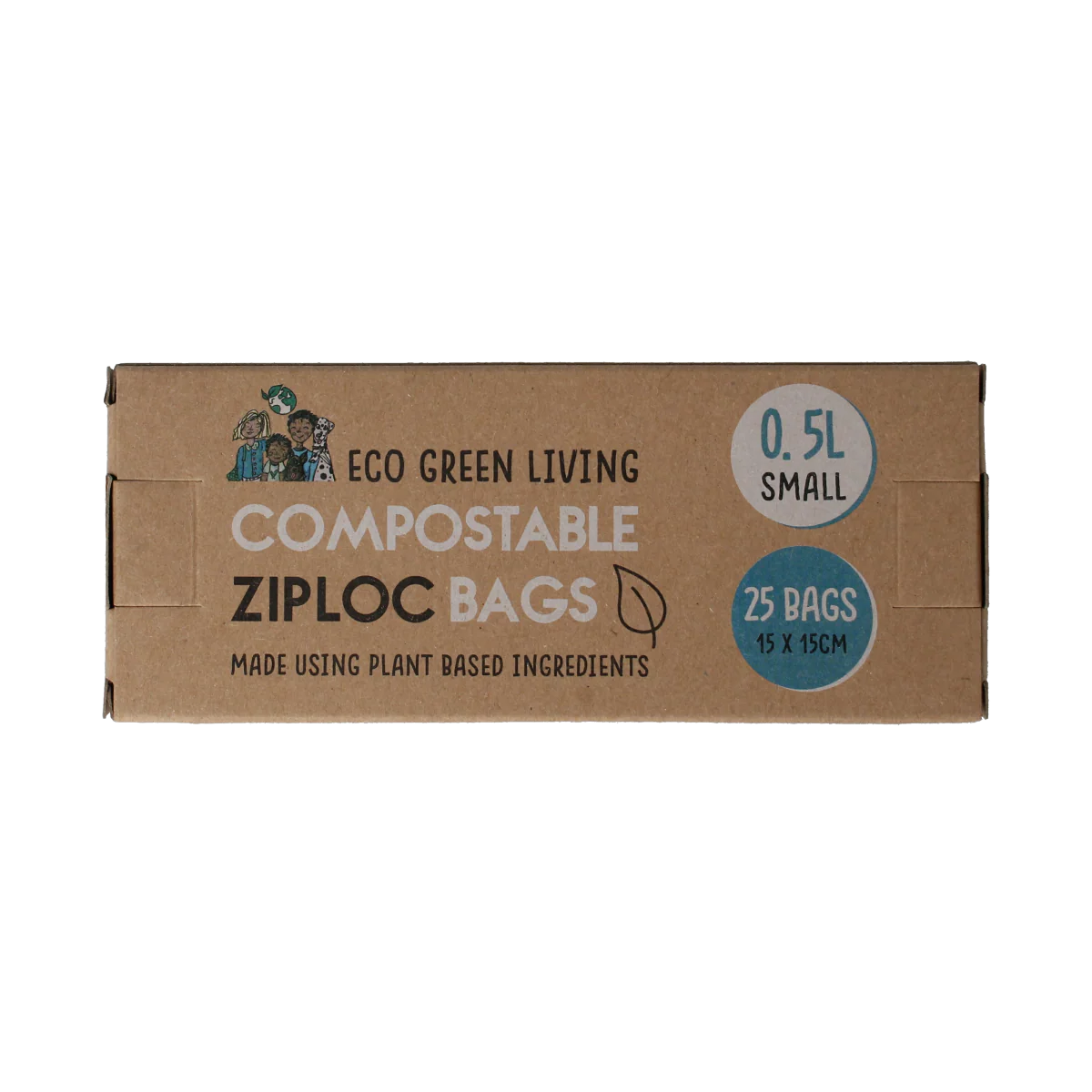 Eco Green Living Bewaarzakjes hersluitbaar 0.5 liter 15.00 Stuks