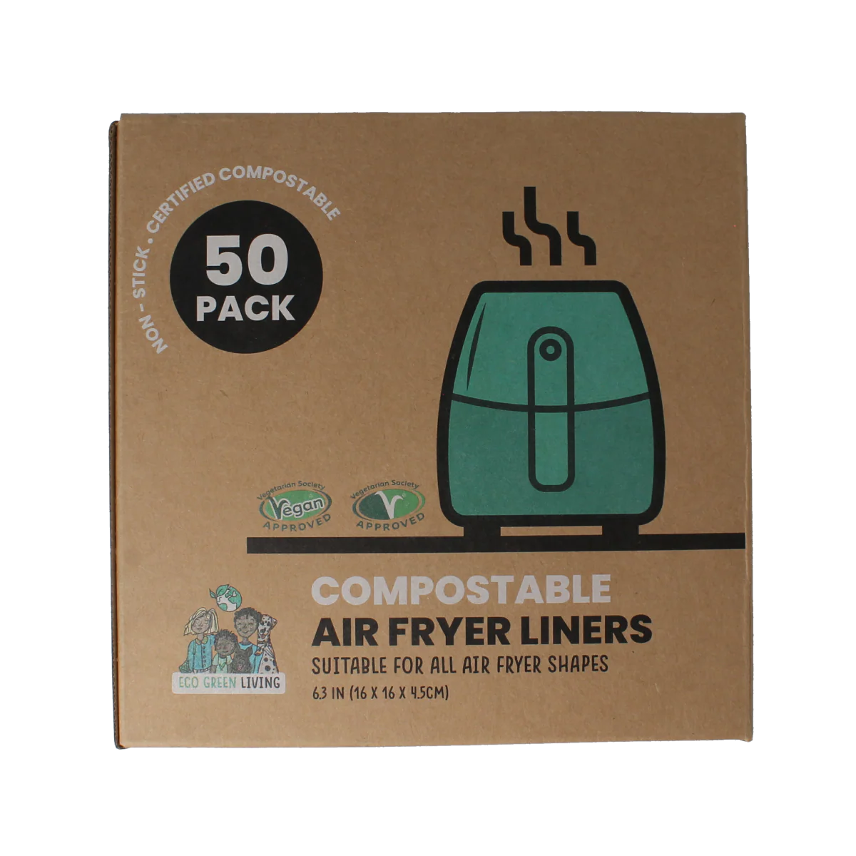 Eco Green Living Bakpapier airfryer 50.00 Stuks