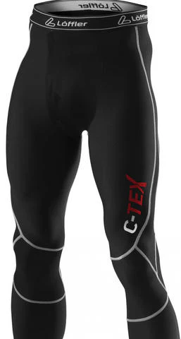 Loffler C-Tex Compressiebroek 3/4 Heren – Zwart