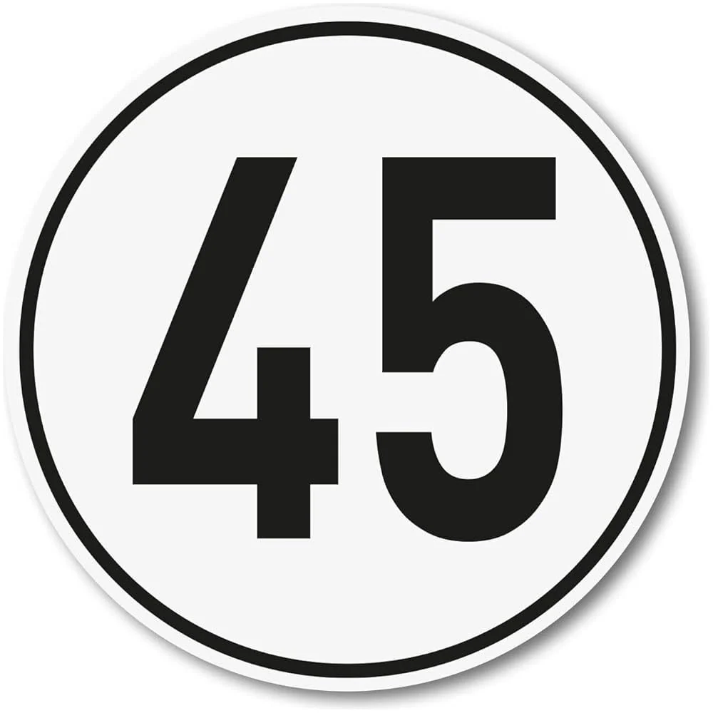 45 sticker, Aixam,Microcar,Ligier,JDM,Chatenet,Casalini,Bellier.