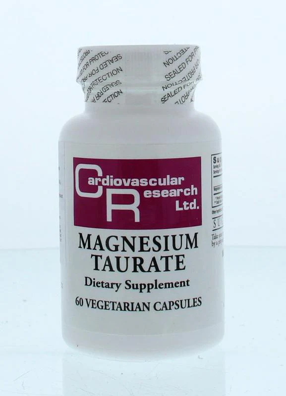 Cardio Vasc Res Magnesium tauraat 60.00 Capsules