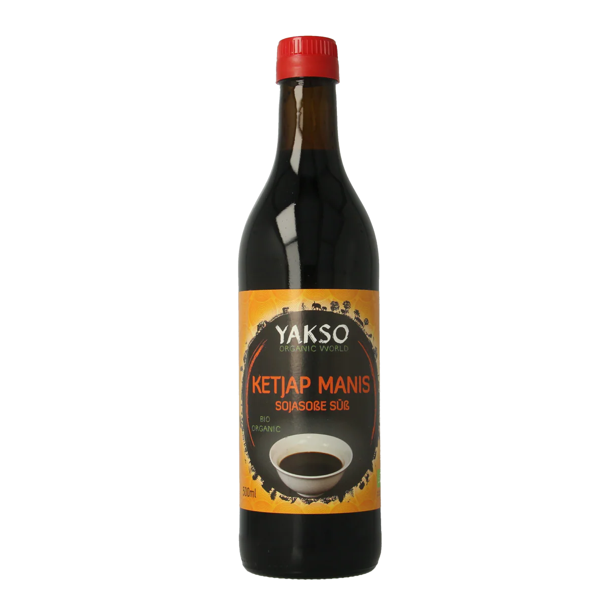 Yakso Ketjap manis bio 500.00 Milliliter