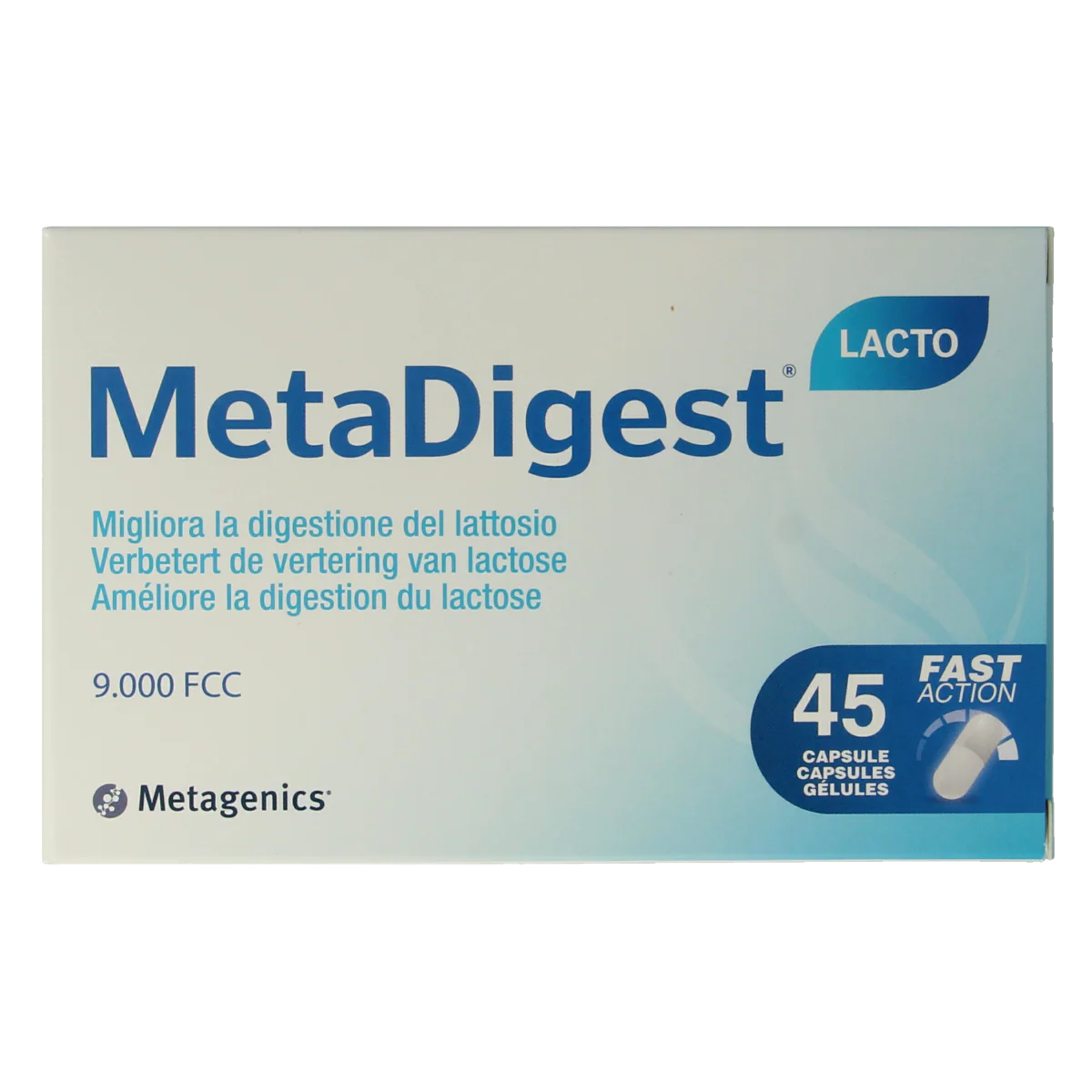 Metagenics Metadigest lacto blister 45.00 Capsules