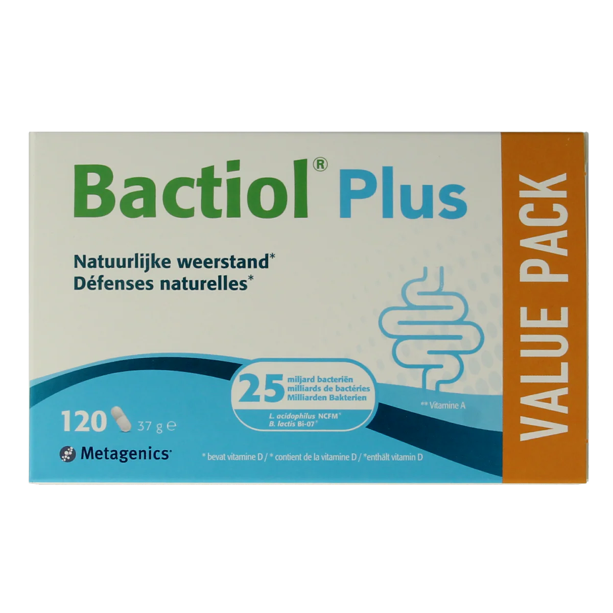 Metagenics Bactiol plus 120.00 Capsules