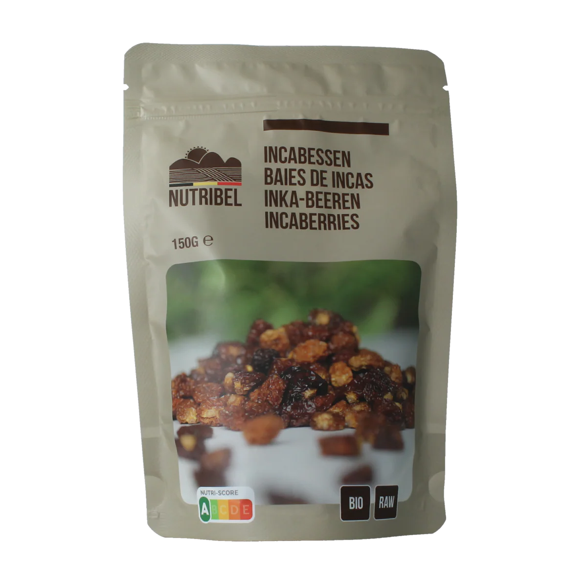 Nutribel Inca bessen raw bio 150.00 Gram