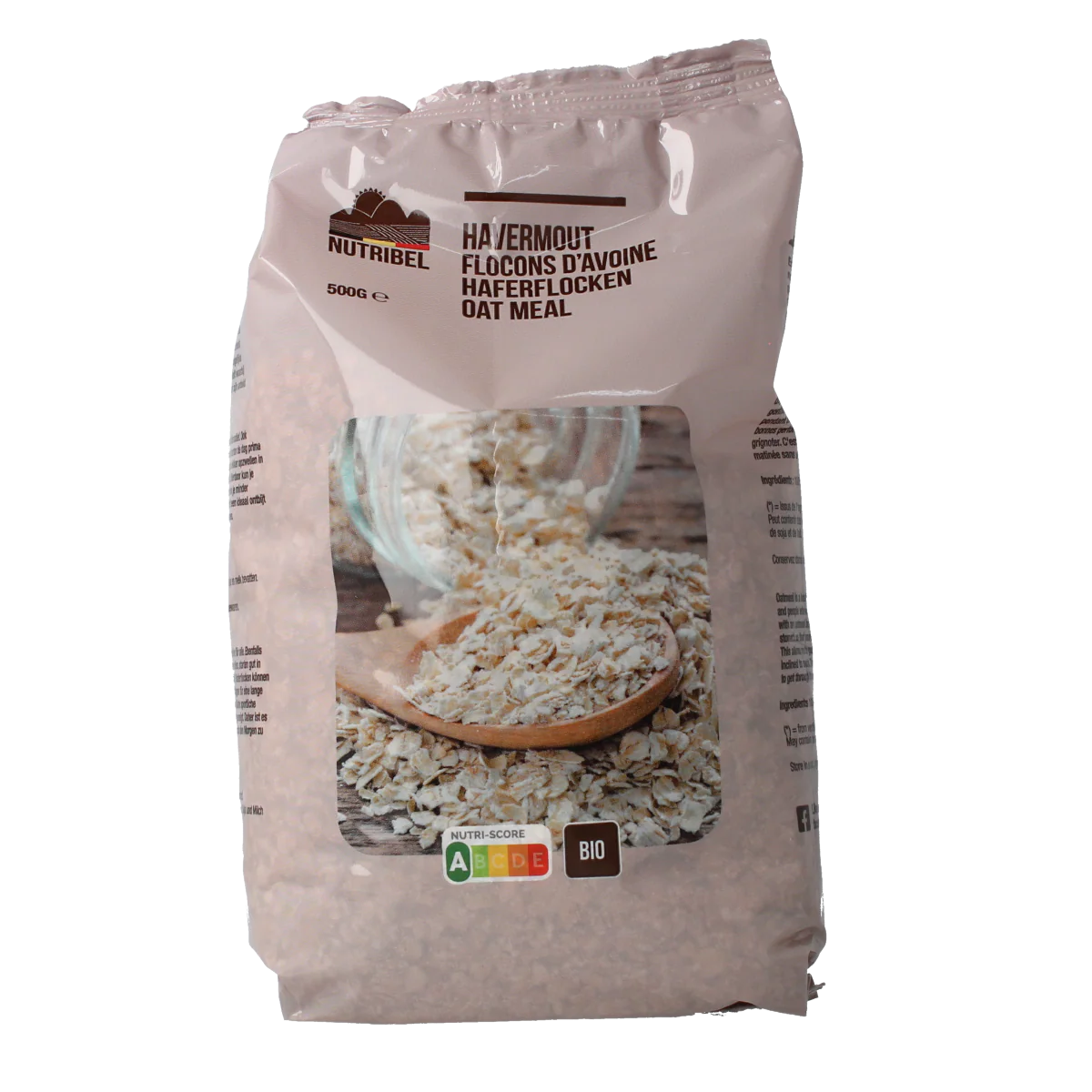Nutribel Havermout bio 500.00 Gram