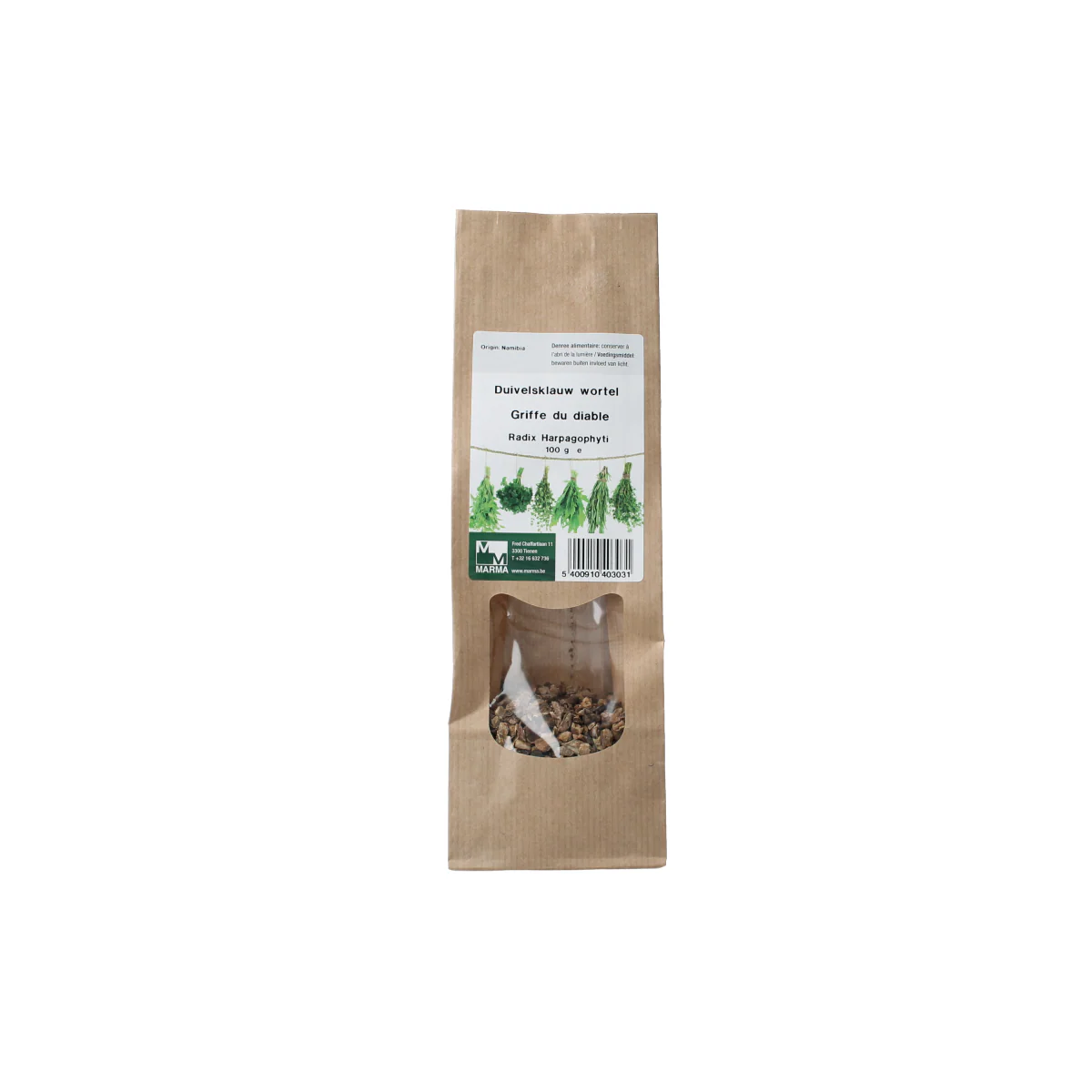Marma Duivelsklauw wortel 100 Gram