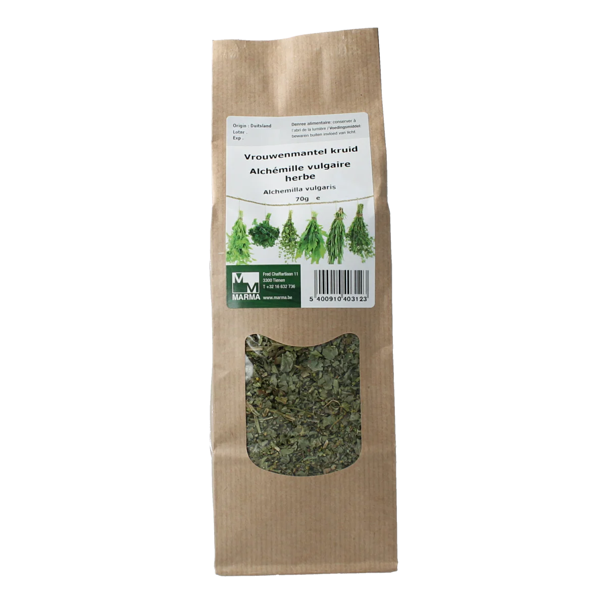 Marma Vrouwenmantelkruid gesneden 70.00 Gram