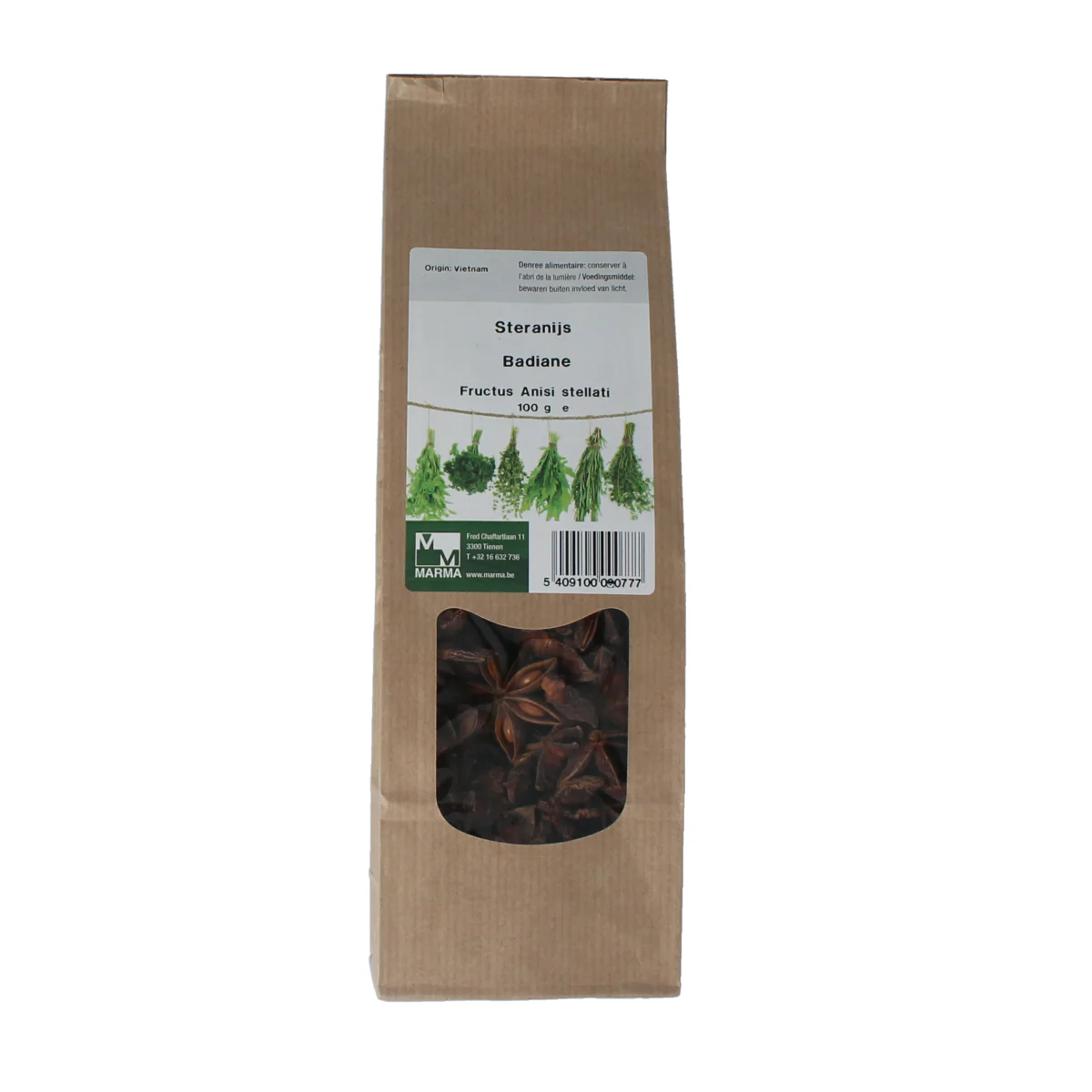 Marma Steranijs hele vrucht 100 Gram