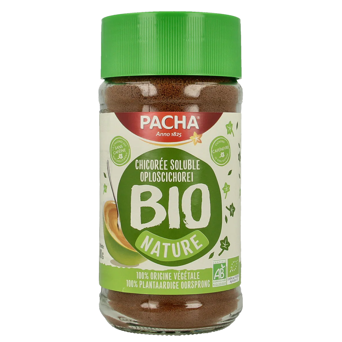 Pacha Instant koffie bio 100.00 Gram