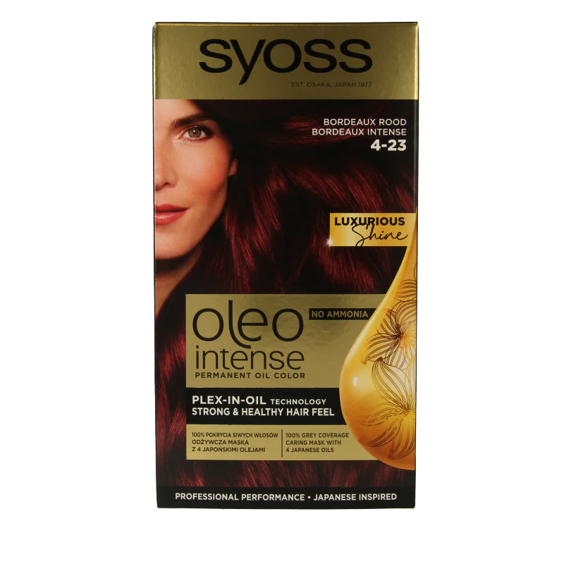 Syoss Color Oleo Intense 4-23 bordeaux rood haarverf 1 Set