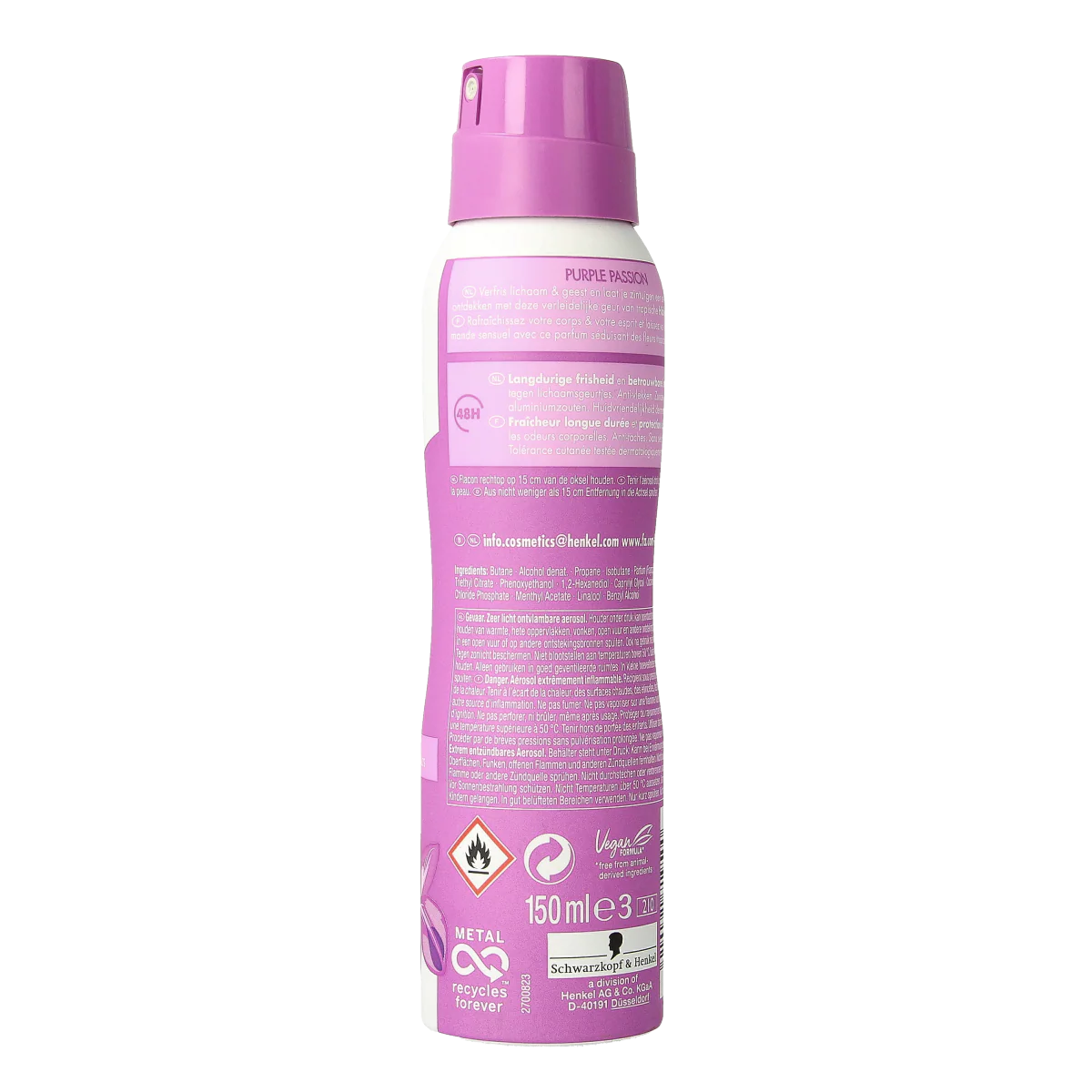 FA Deodorant spray purple passion 150 Milliliter