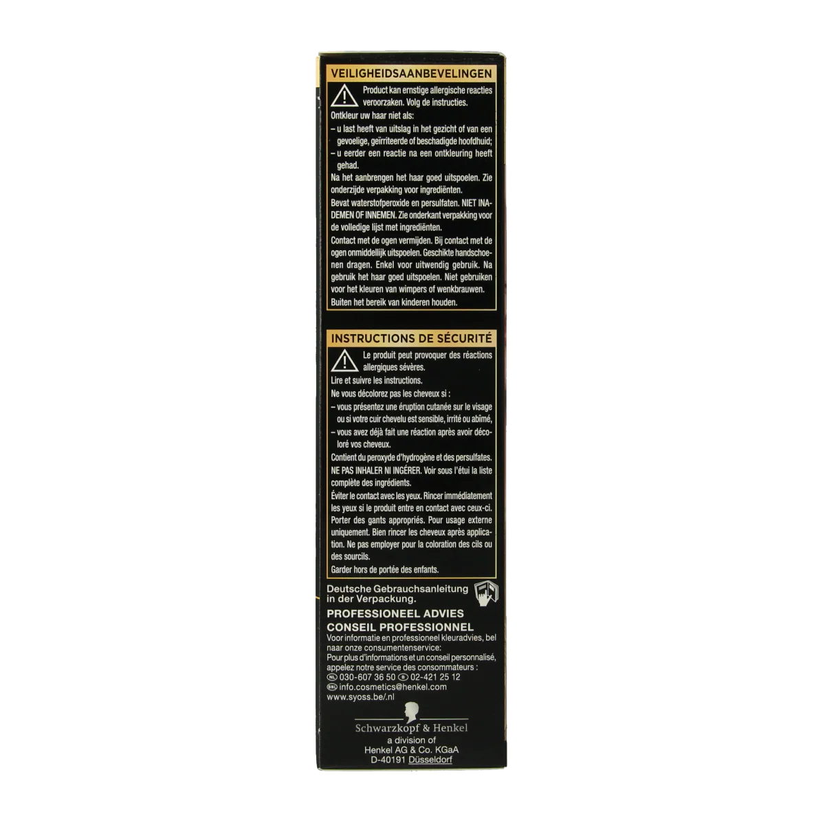 Syoss Color Oleo Intense 12-00 zilverblond haarverf  1 Set