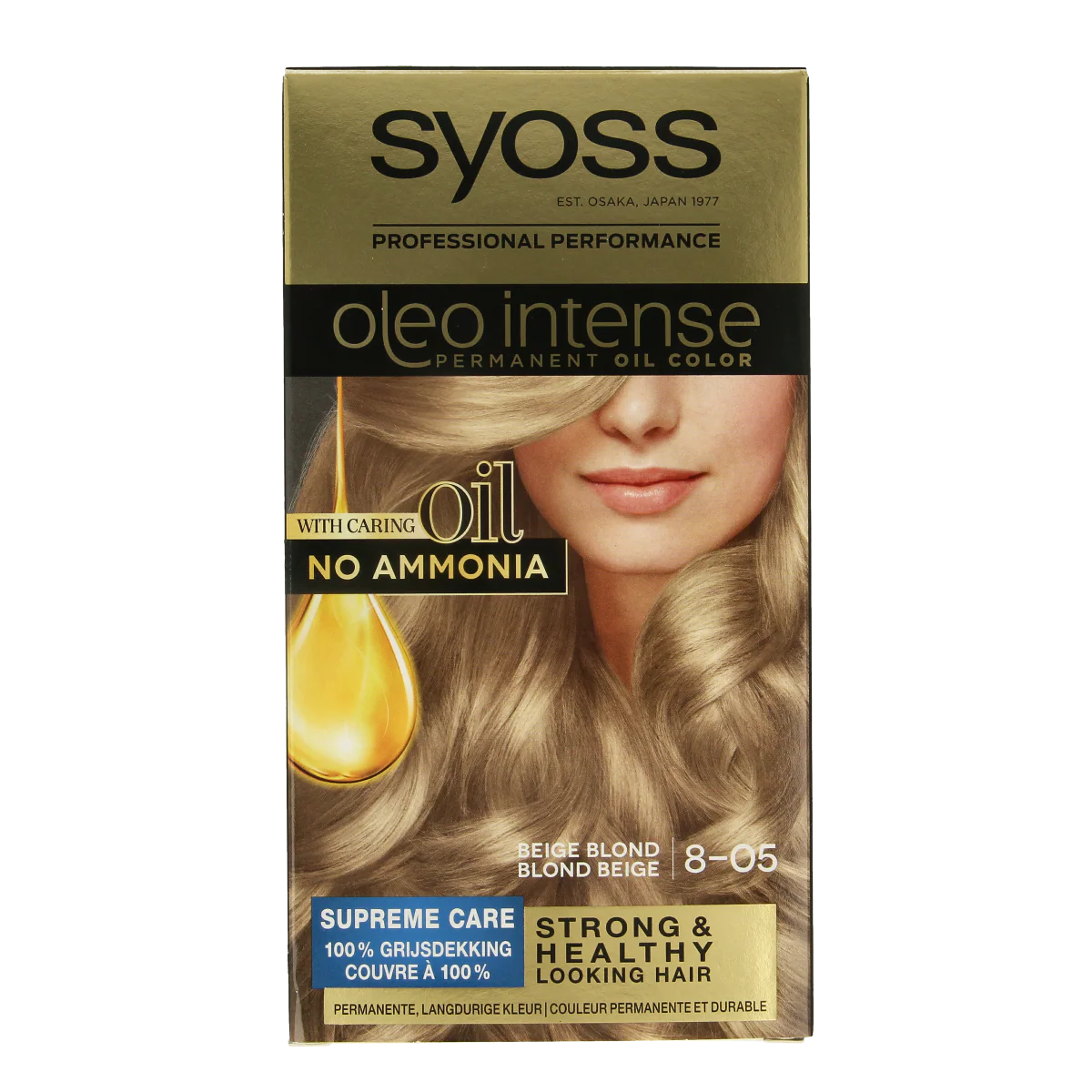 Syoss Color Oleo Intense 8-05 beige blond haarverf  1 Set