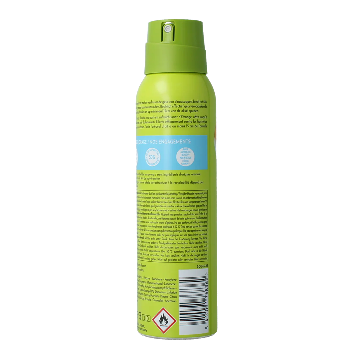 FA Deodorant spray orange sunrise 150 Milliliter