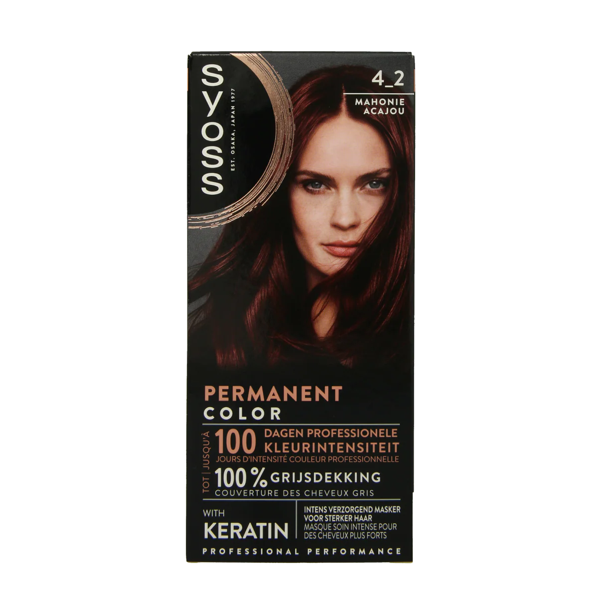 Syoss Color baseline 4-2 mahogany brown 1 Set