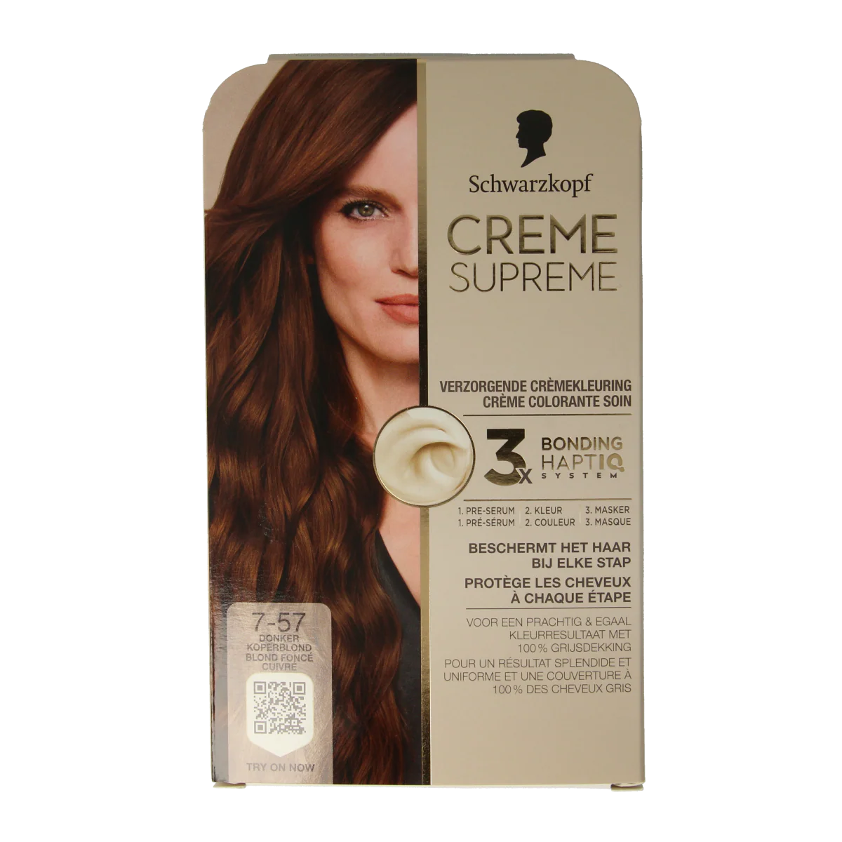 Schwarzkopf Creme supreme 7-57 donker blond 1.00 Stuks
