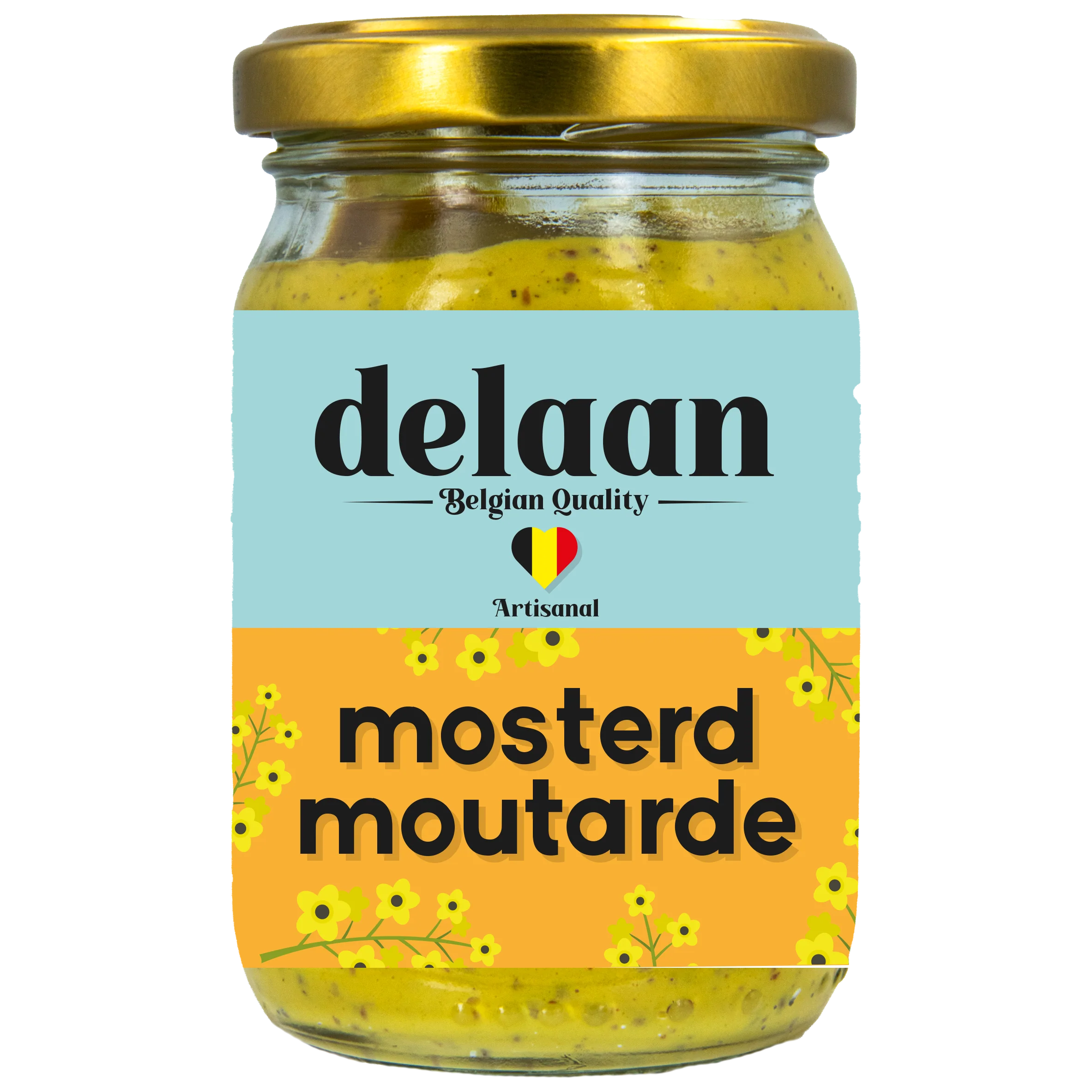 Delaan Mosterd de luxe 190.00 Gram