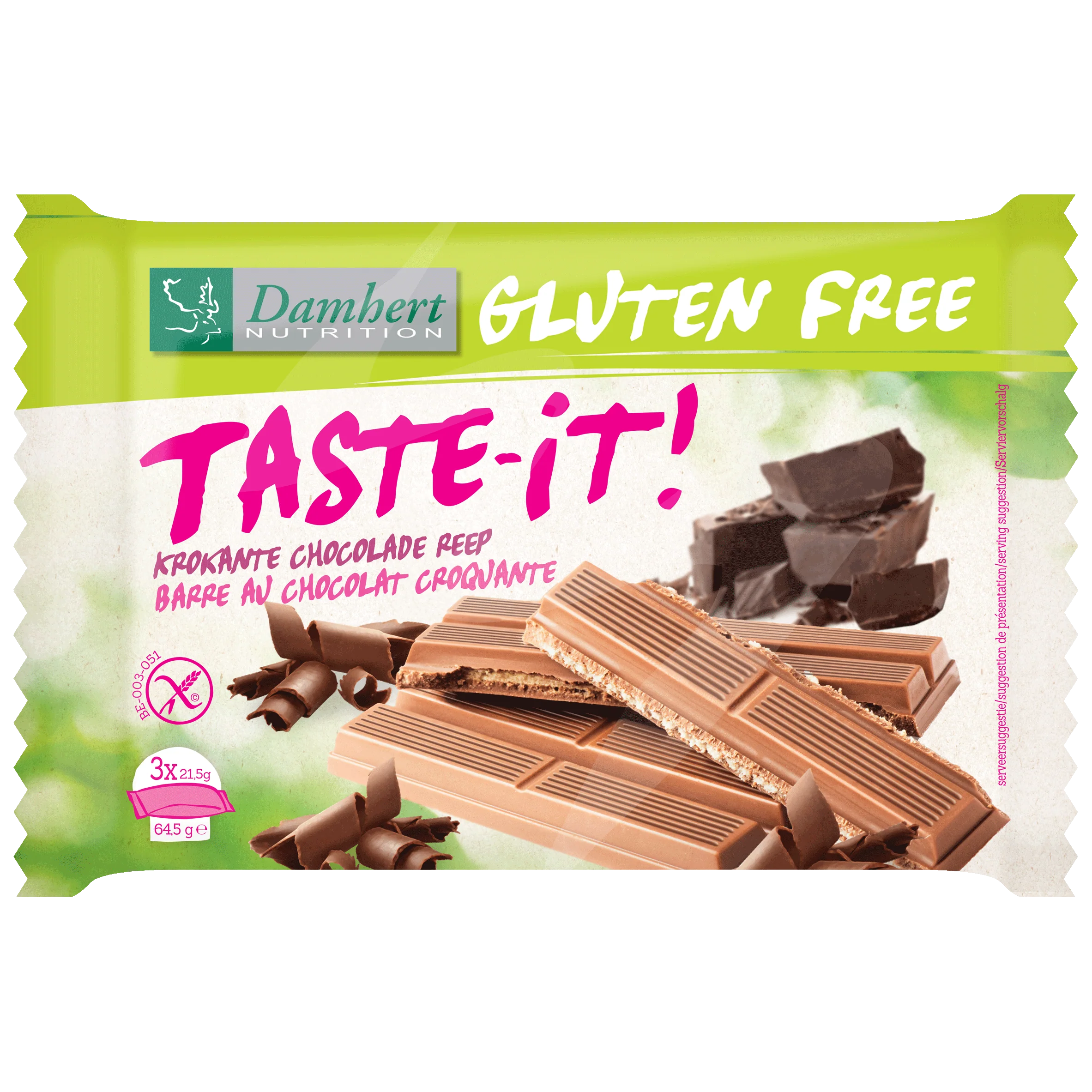 Damhert Taste-it snack 3 stuks 64.50 Gram
