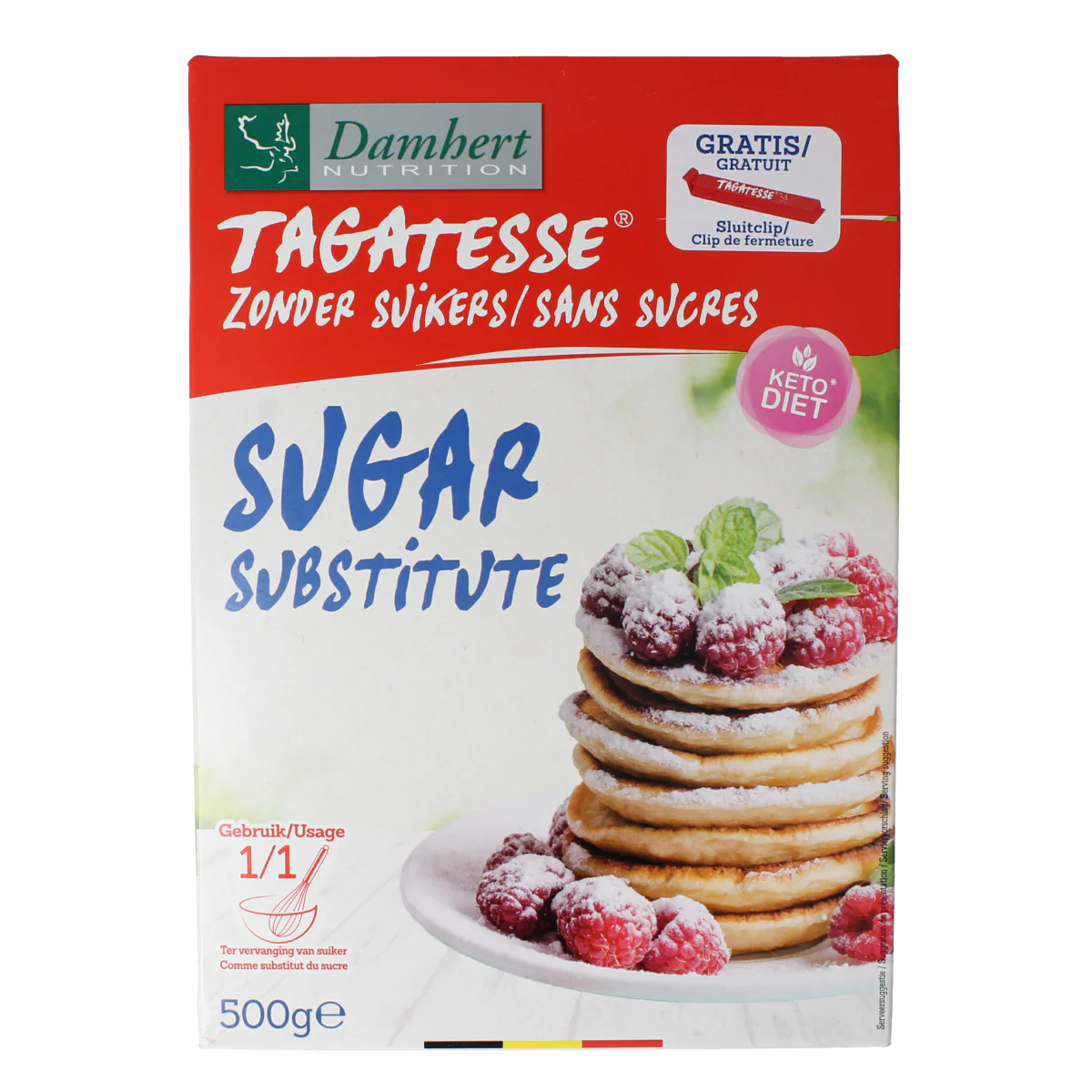 Damhert Tagatesse zoetstof 500.00 Gram