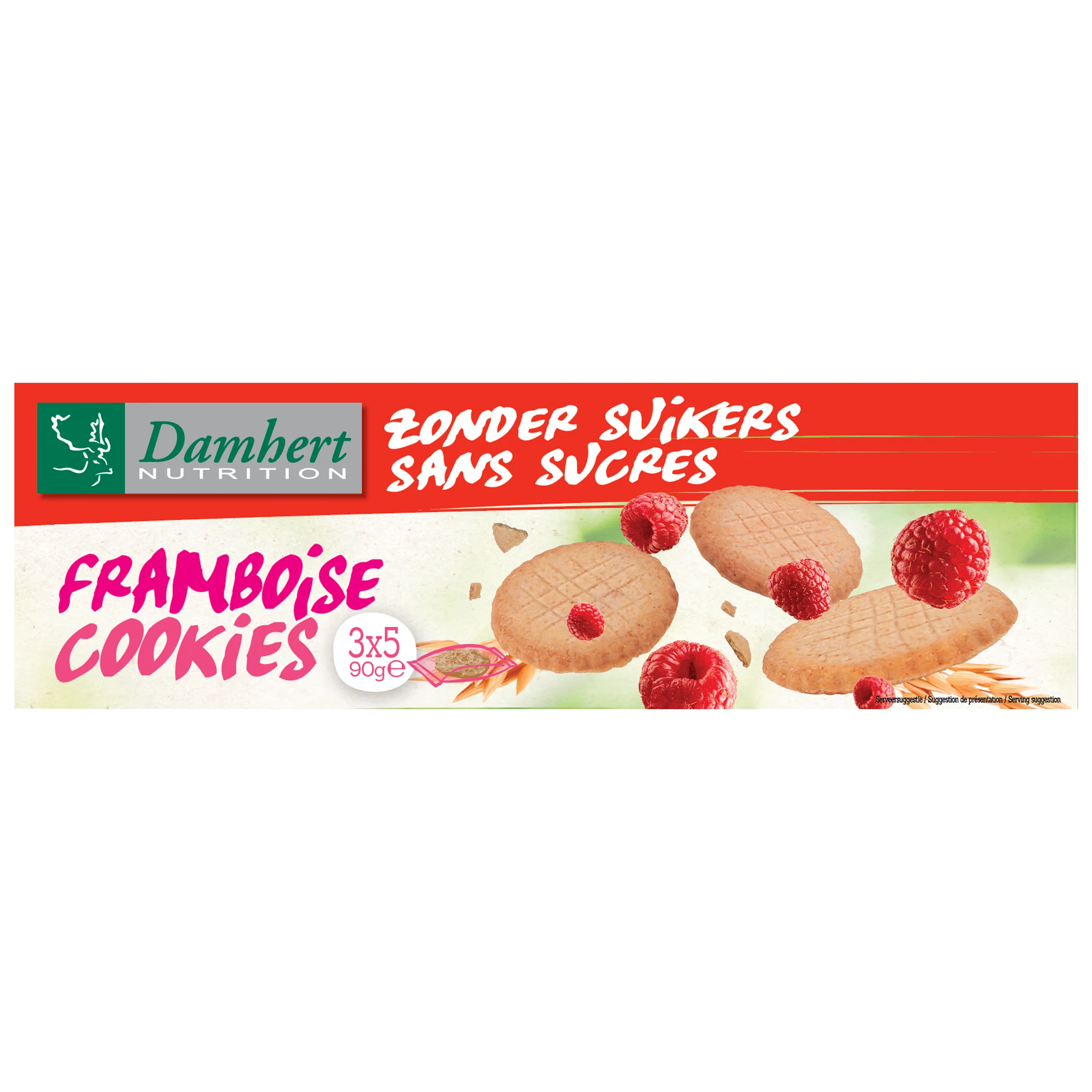 Damhert Framboise cookies 90.00 Gram