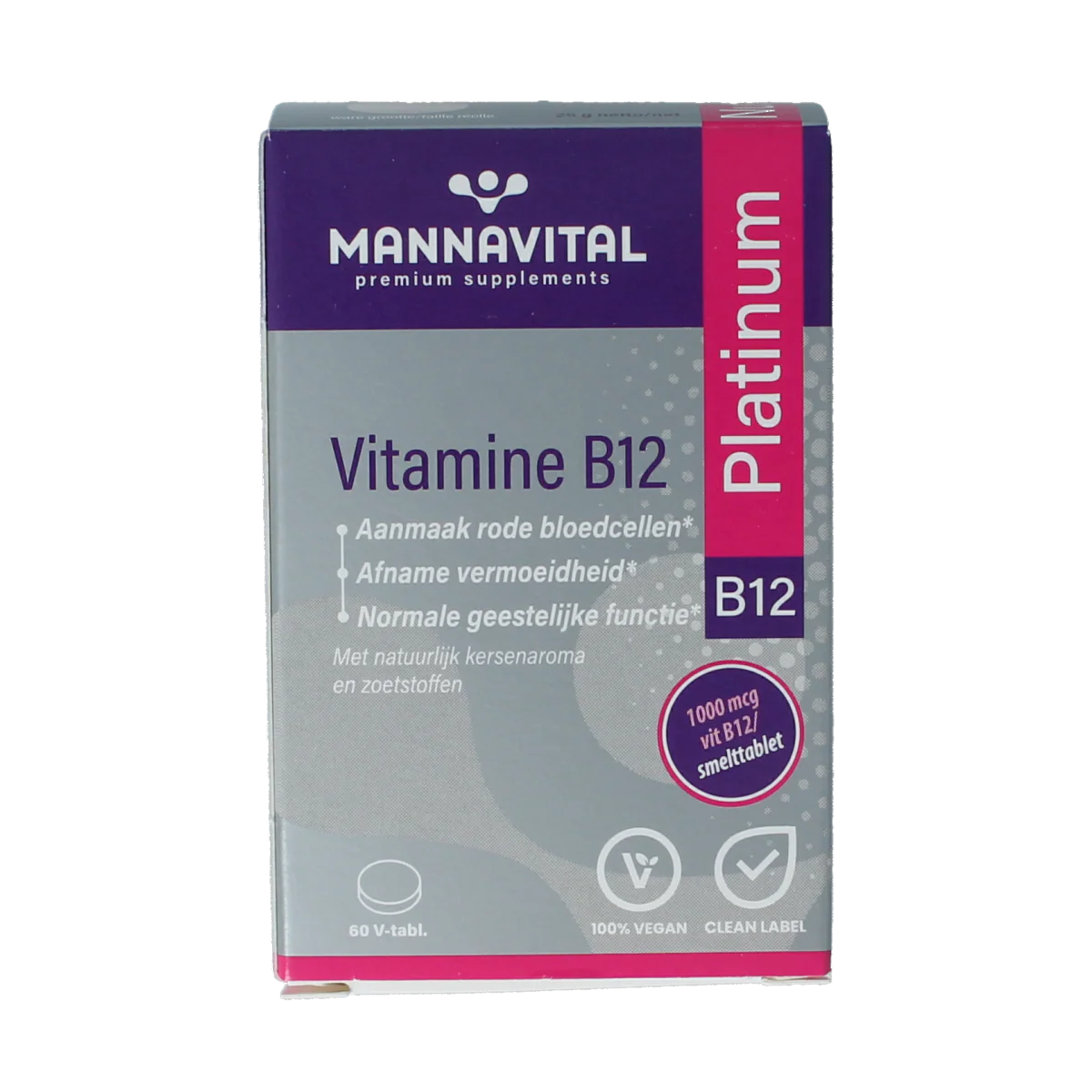 Mannavital Vitamine B12 platinum 60.00 Tabletten
