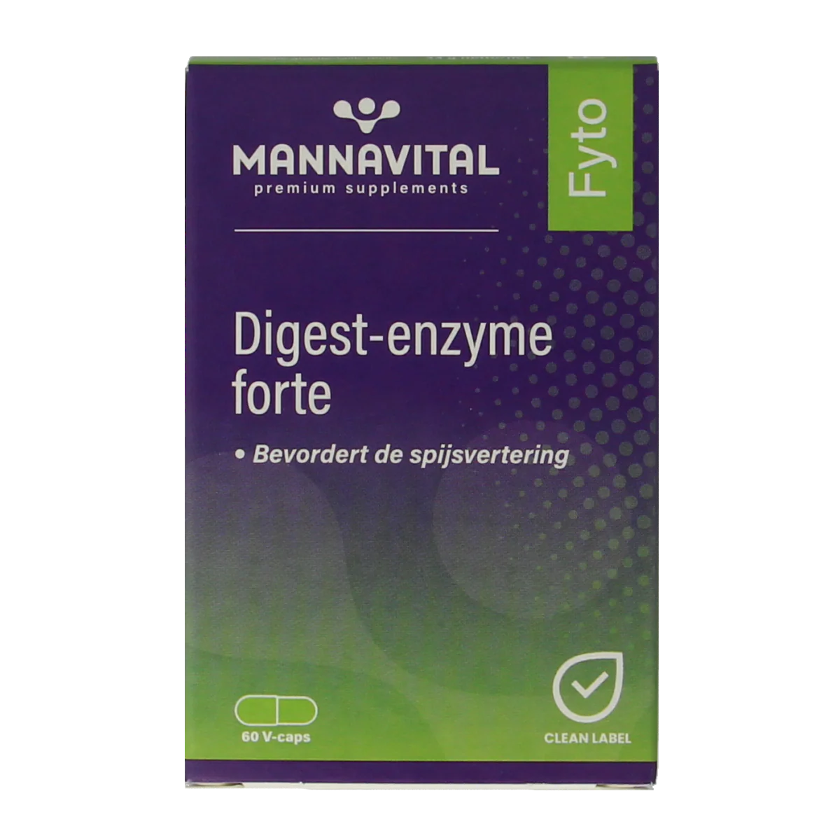 Mannavital Digest enzyme forte 60.00 Vegetarische capsules