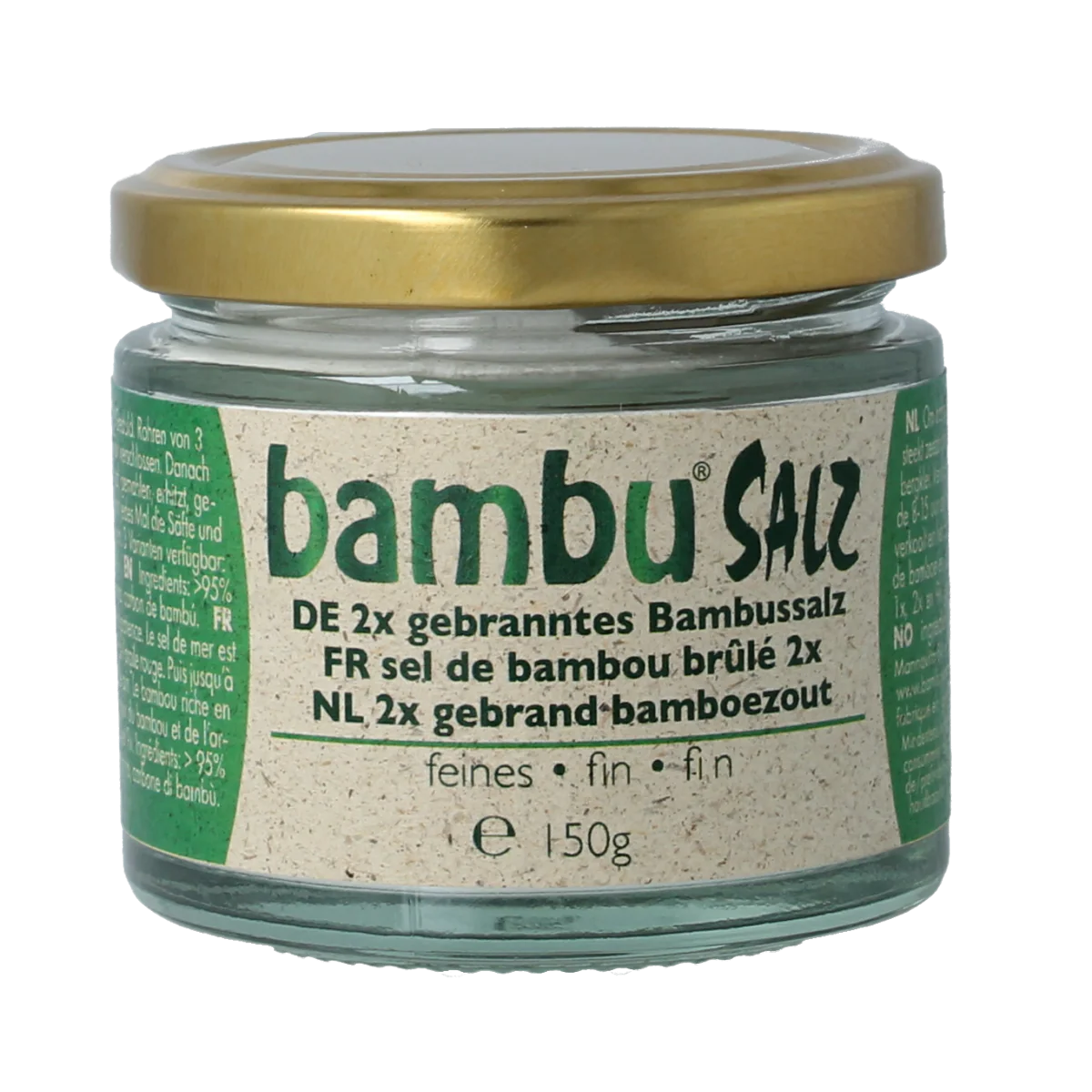 Bambu Salz Bamboezout fijn 2x gebrand 150.00 Gram
