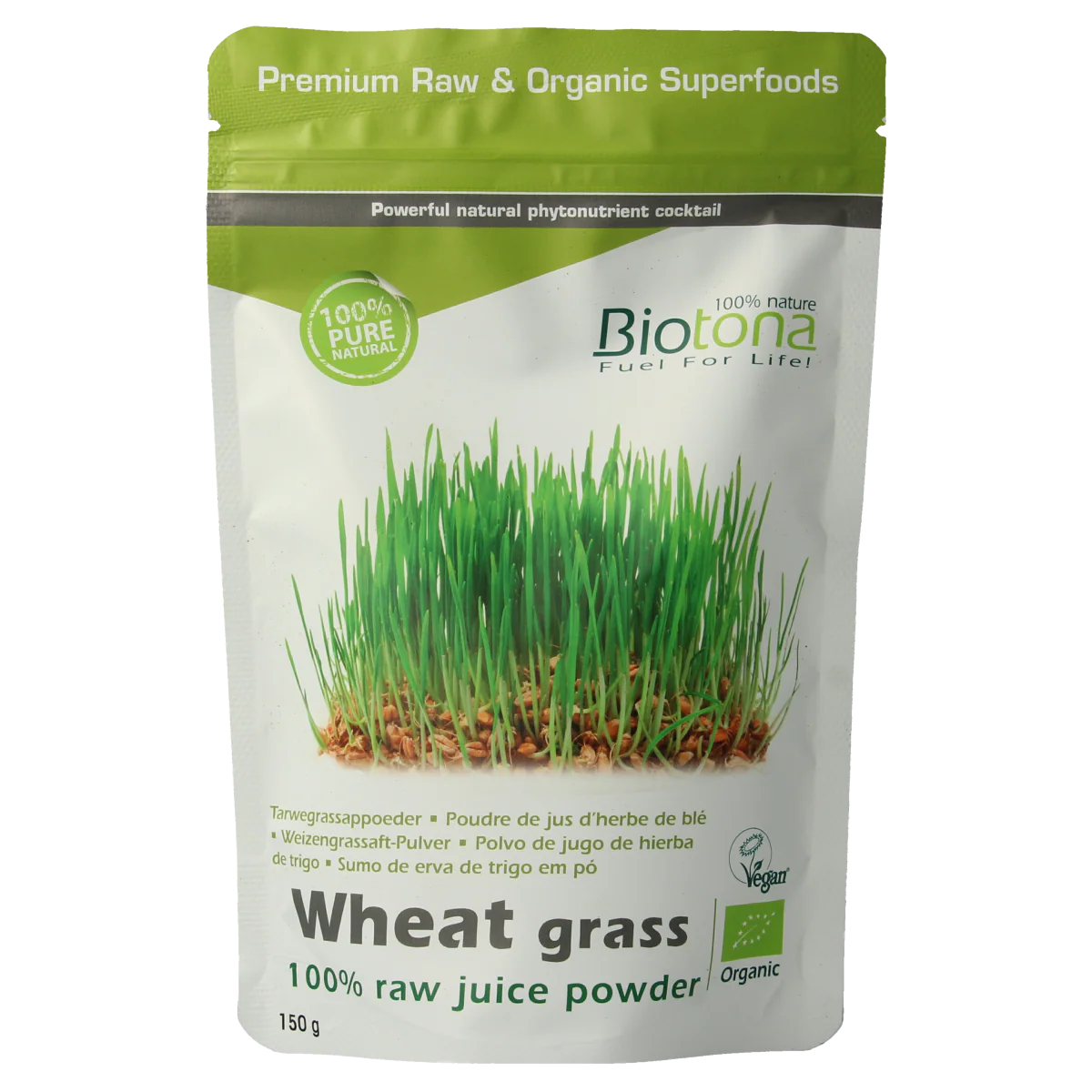 Biotona Wheat grass raw bio 150.00 Gram