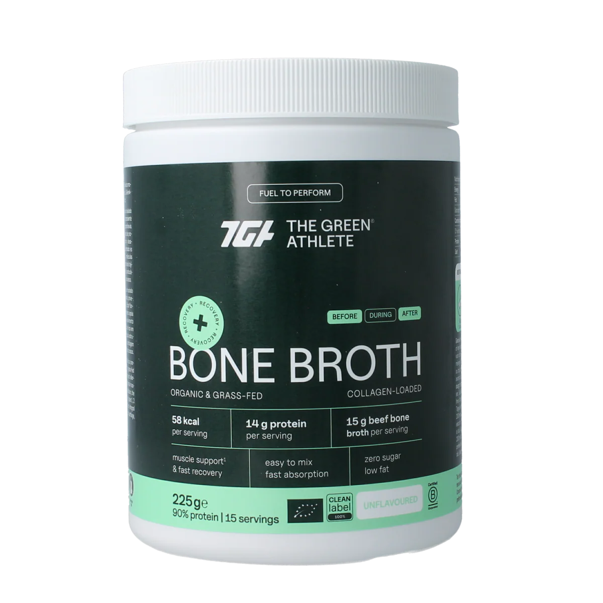 The Green Athlete Beef bone broth bio 225.00 Gram