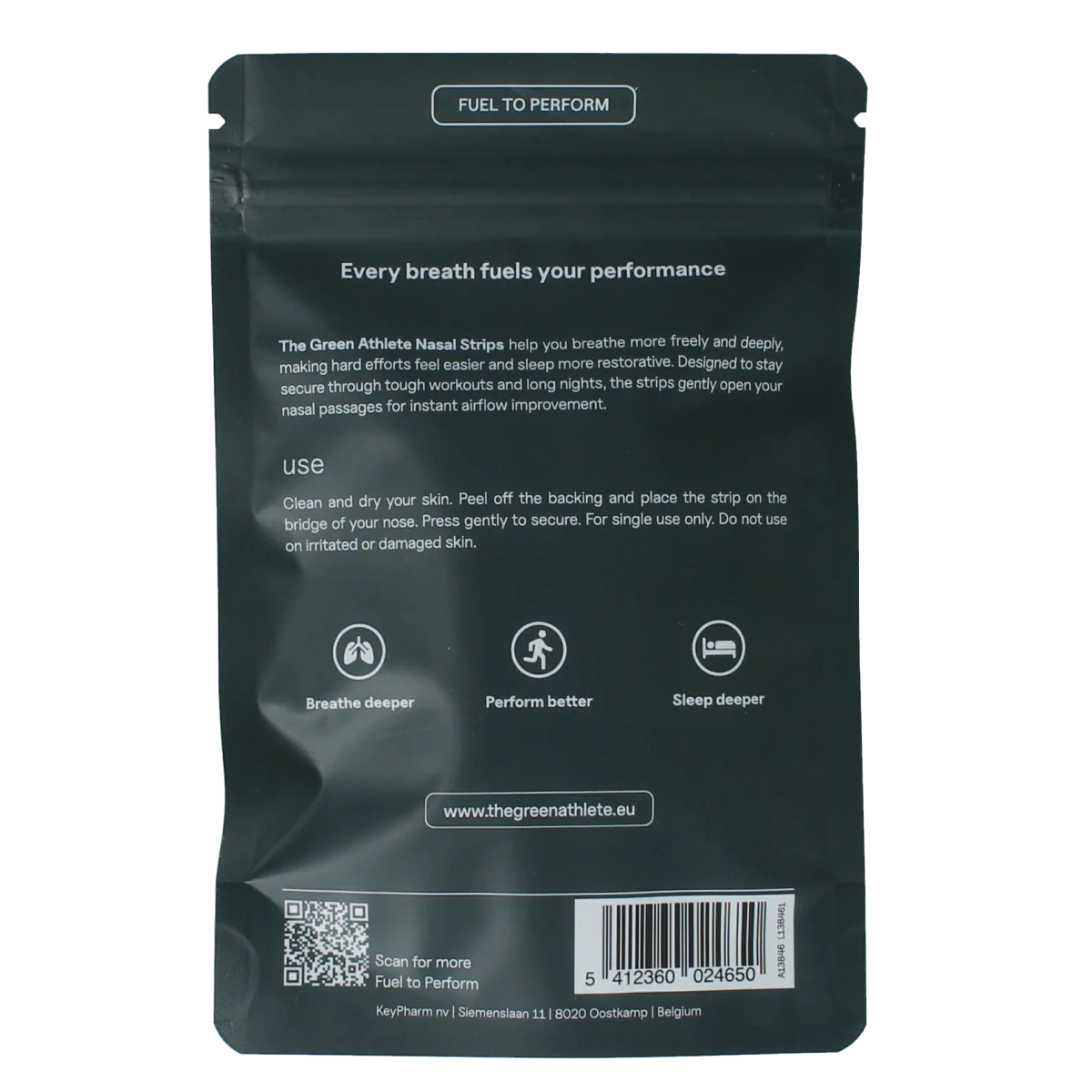 The Green Athlete TGA nasal strips 30.00 Stuks