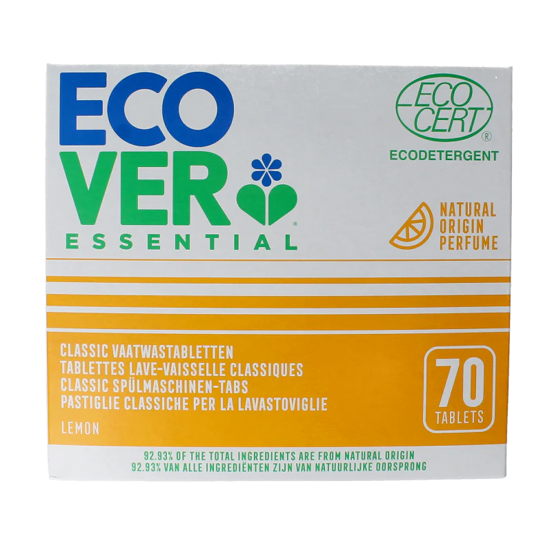 Ecover Essential vaatwastabletten 70 Stuks