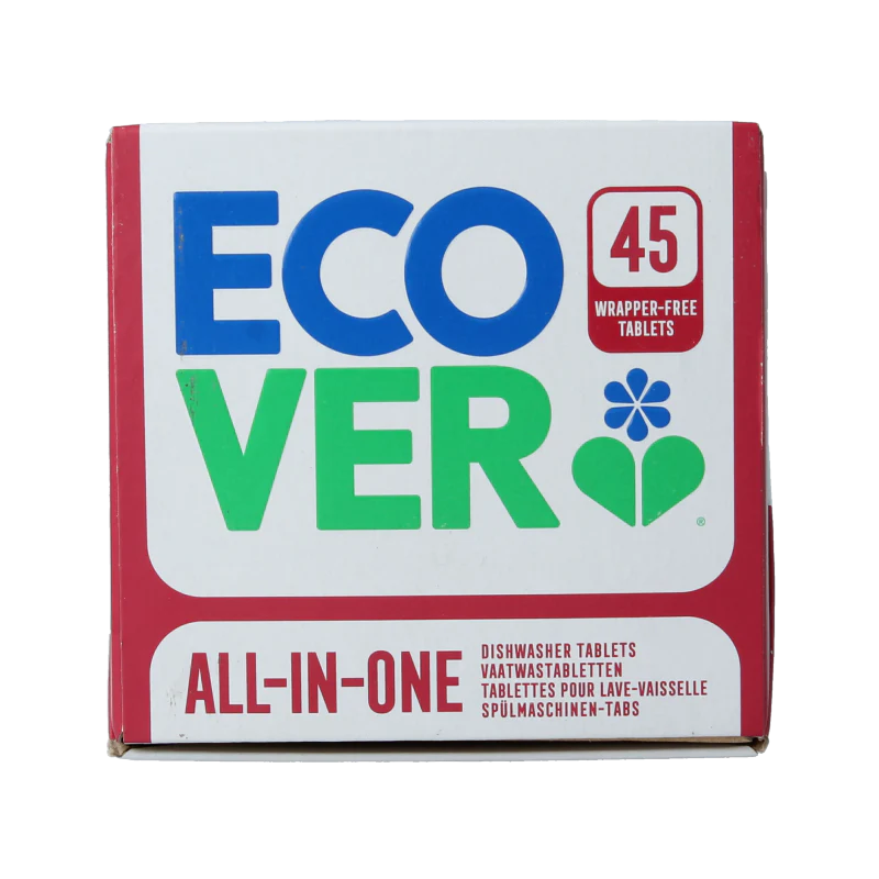 Ecover Vaatwasmachine tabletten all in 1 45.00 Tabletten